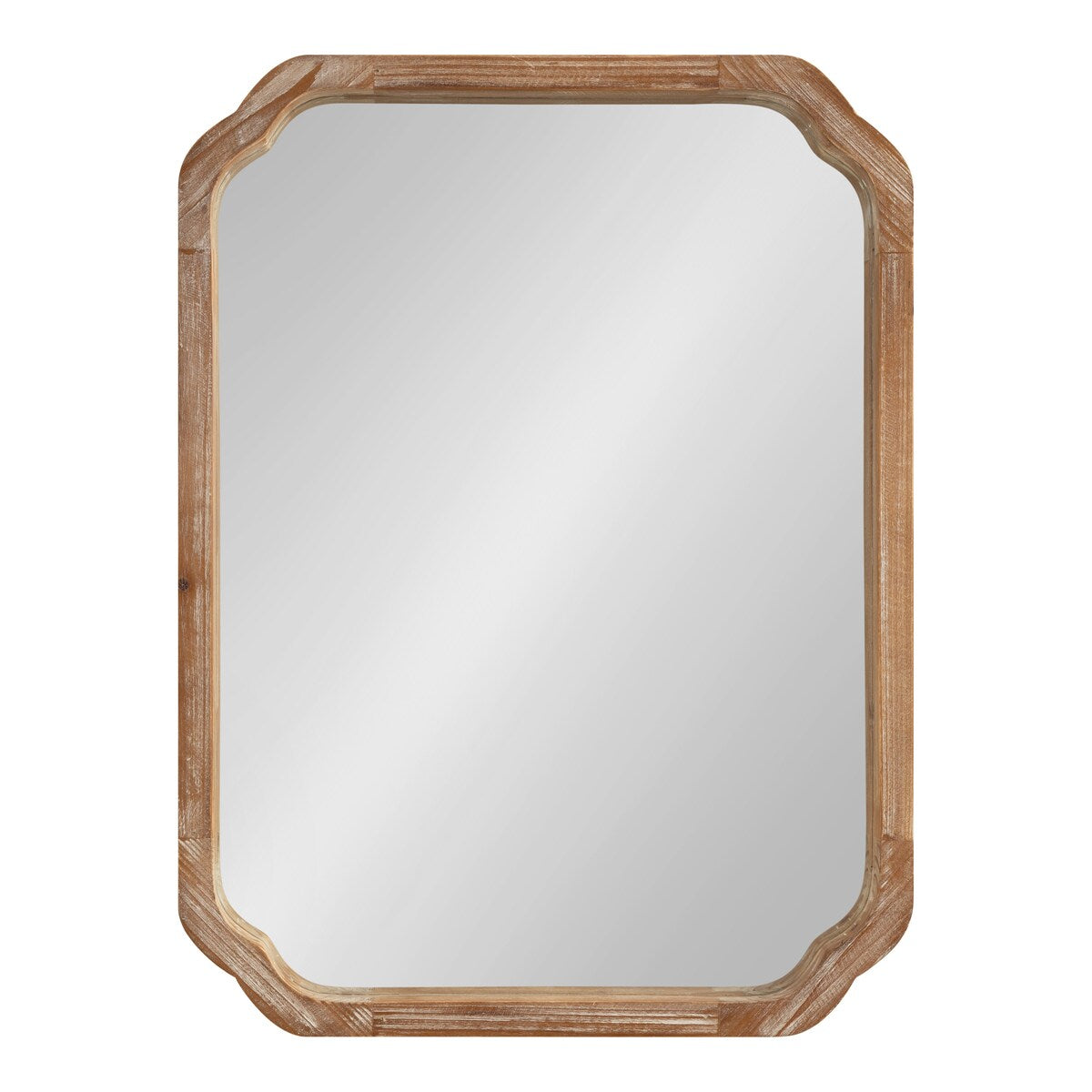 Kate and Laurel Marston Square Wood Wall Mirror