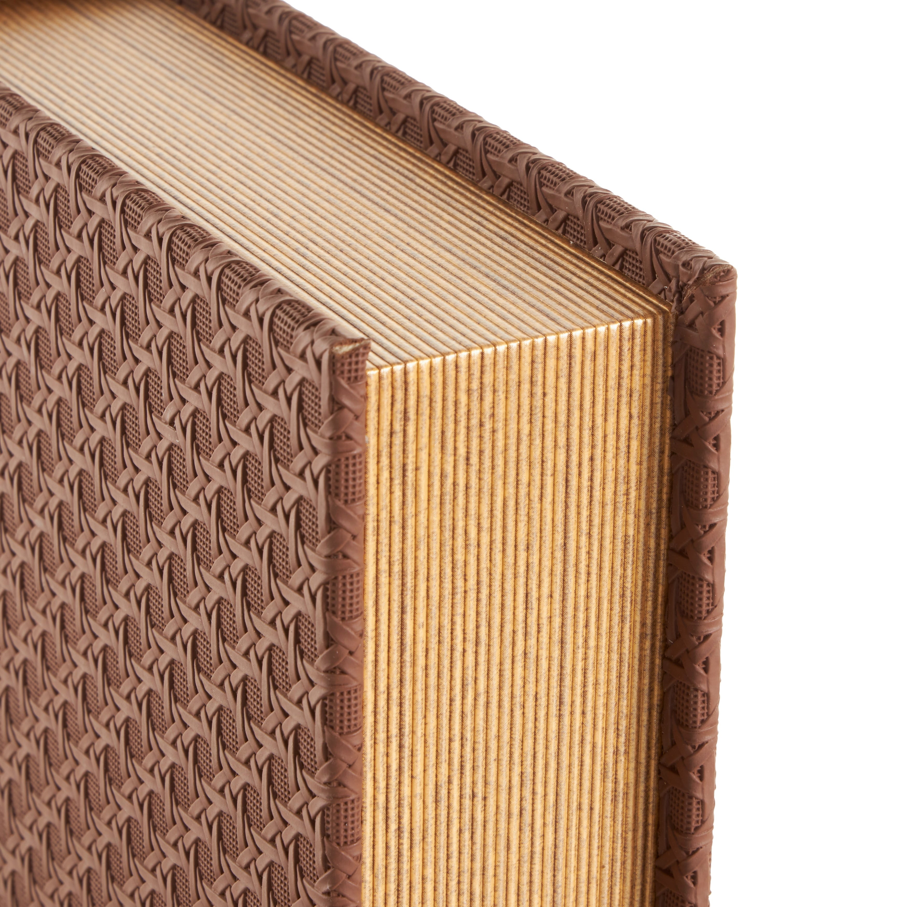 Cream, black, Copper or Brown Faux Leather Book Shaped Box (Set of 3)