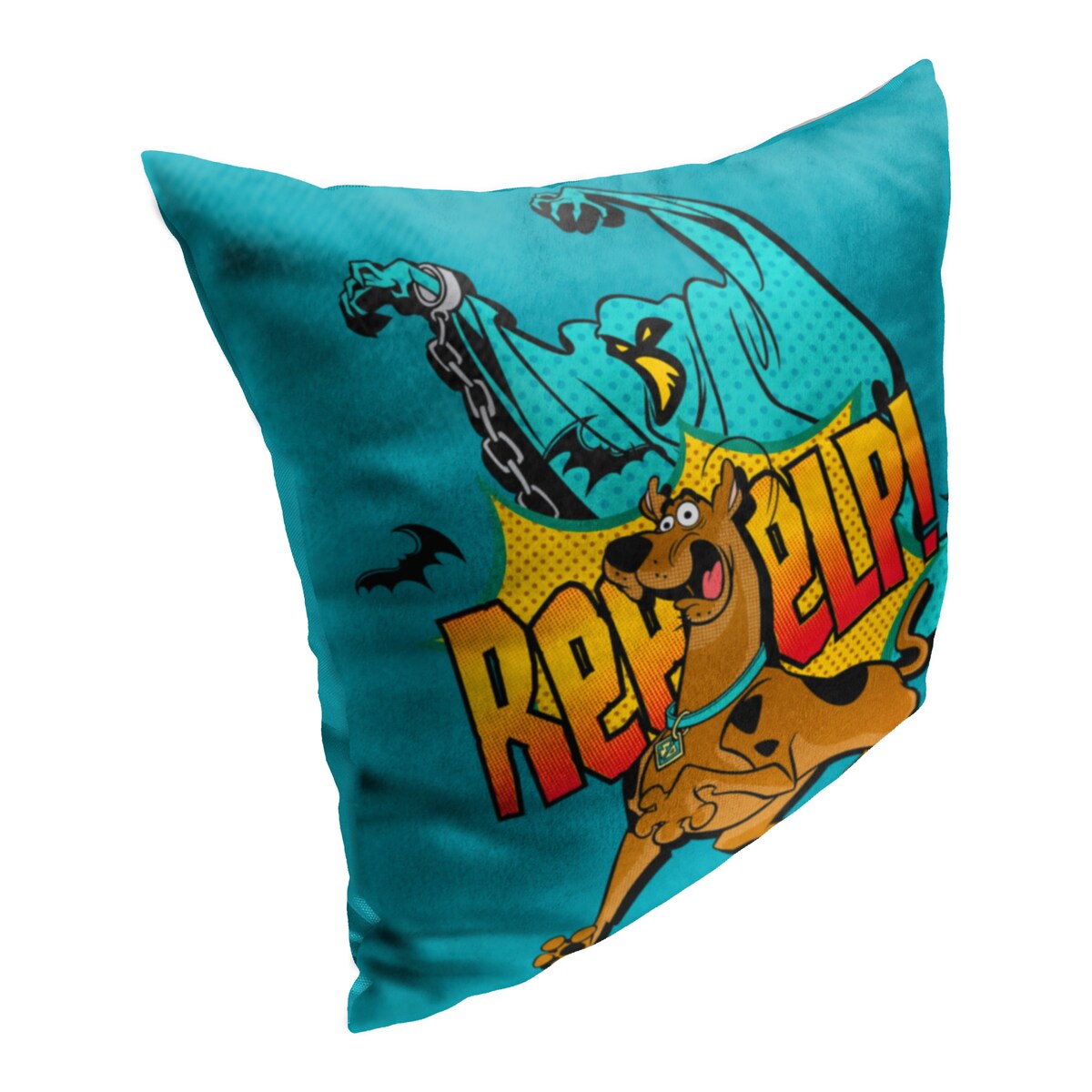 Scooby Doo Help! Printed Throw Pillow - Blue