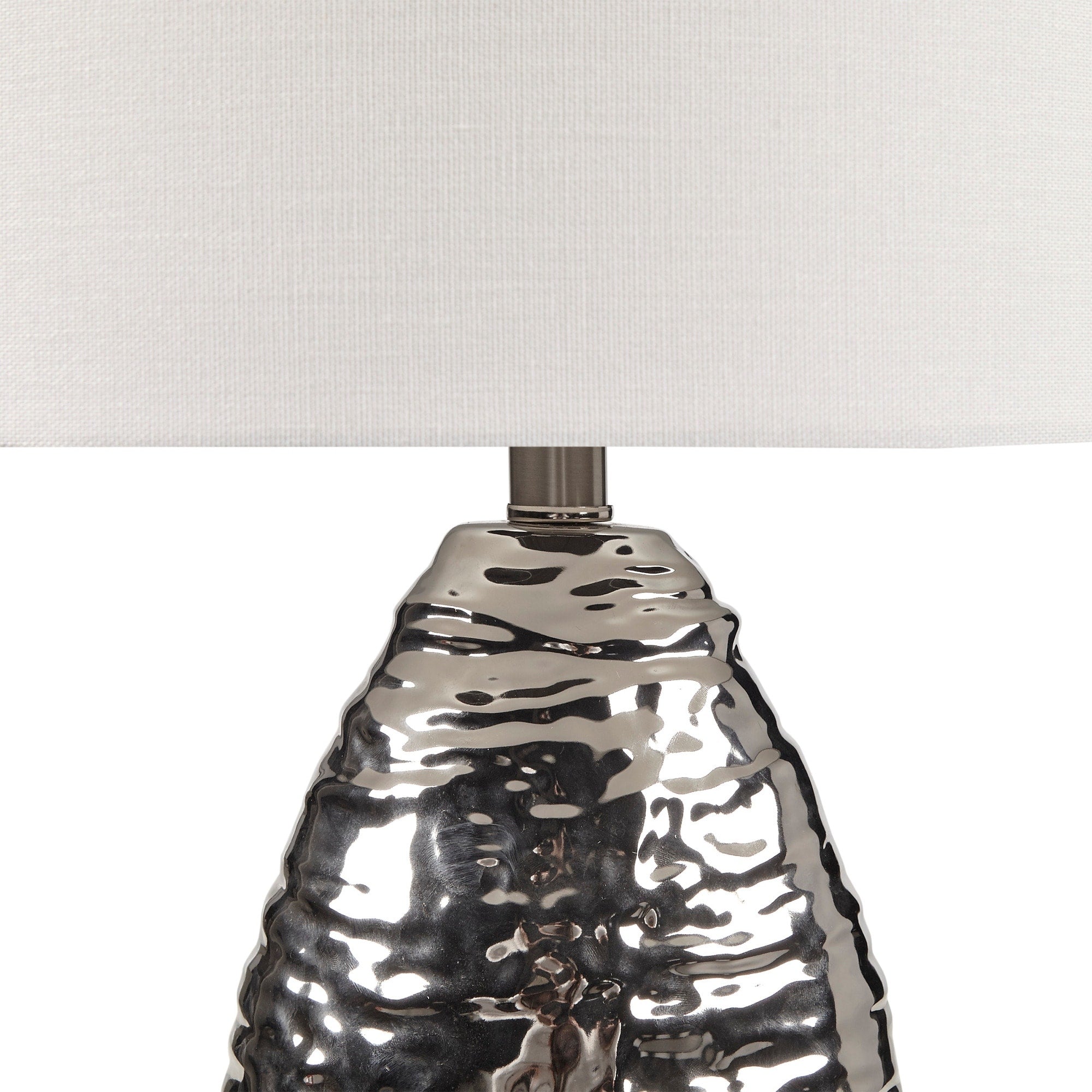 Hampton Hill Livy Oval Textured Ceramic Table Lamp