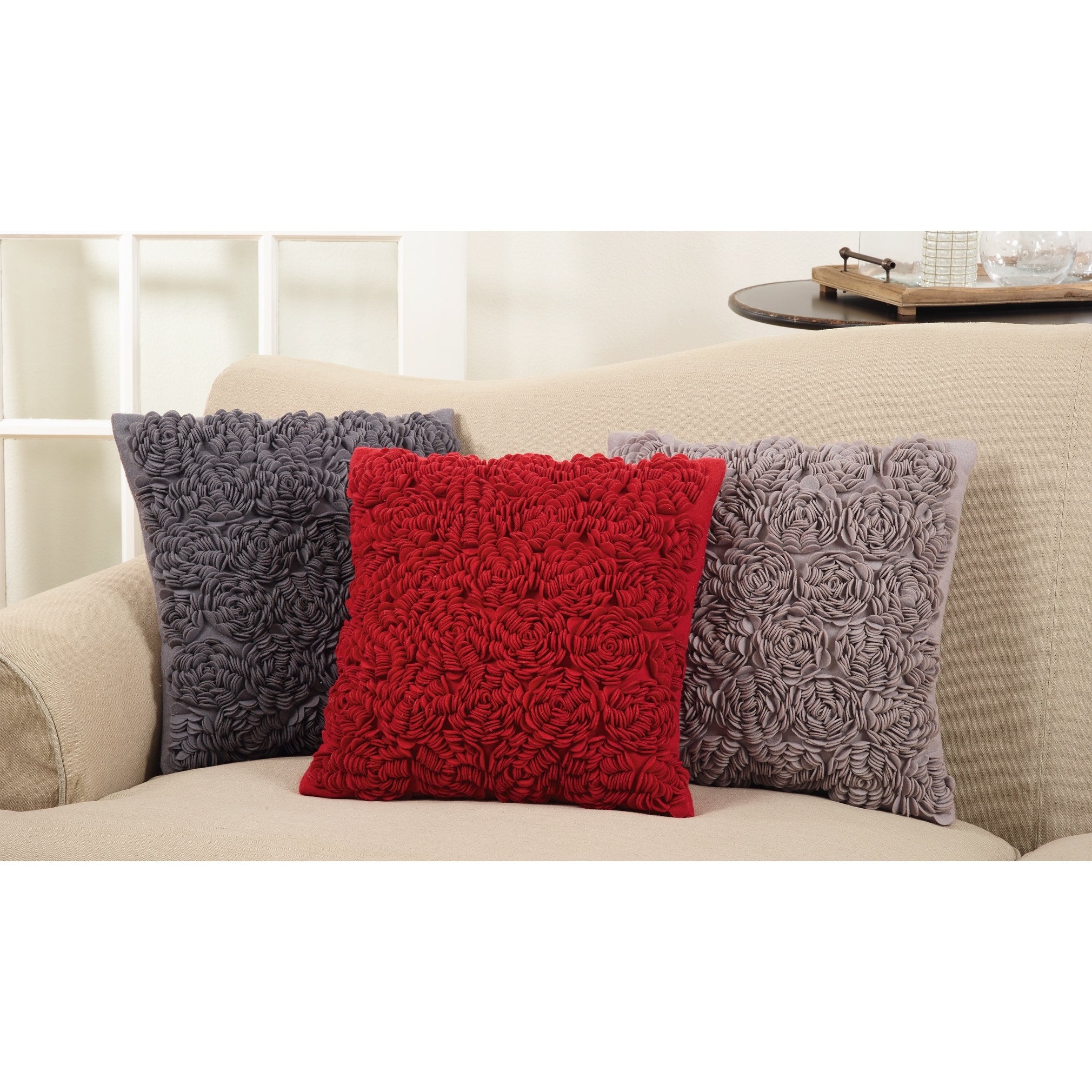 Flower Throw Pillow