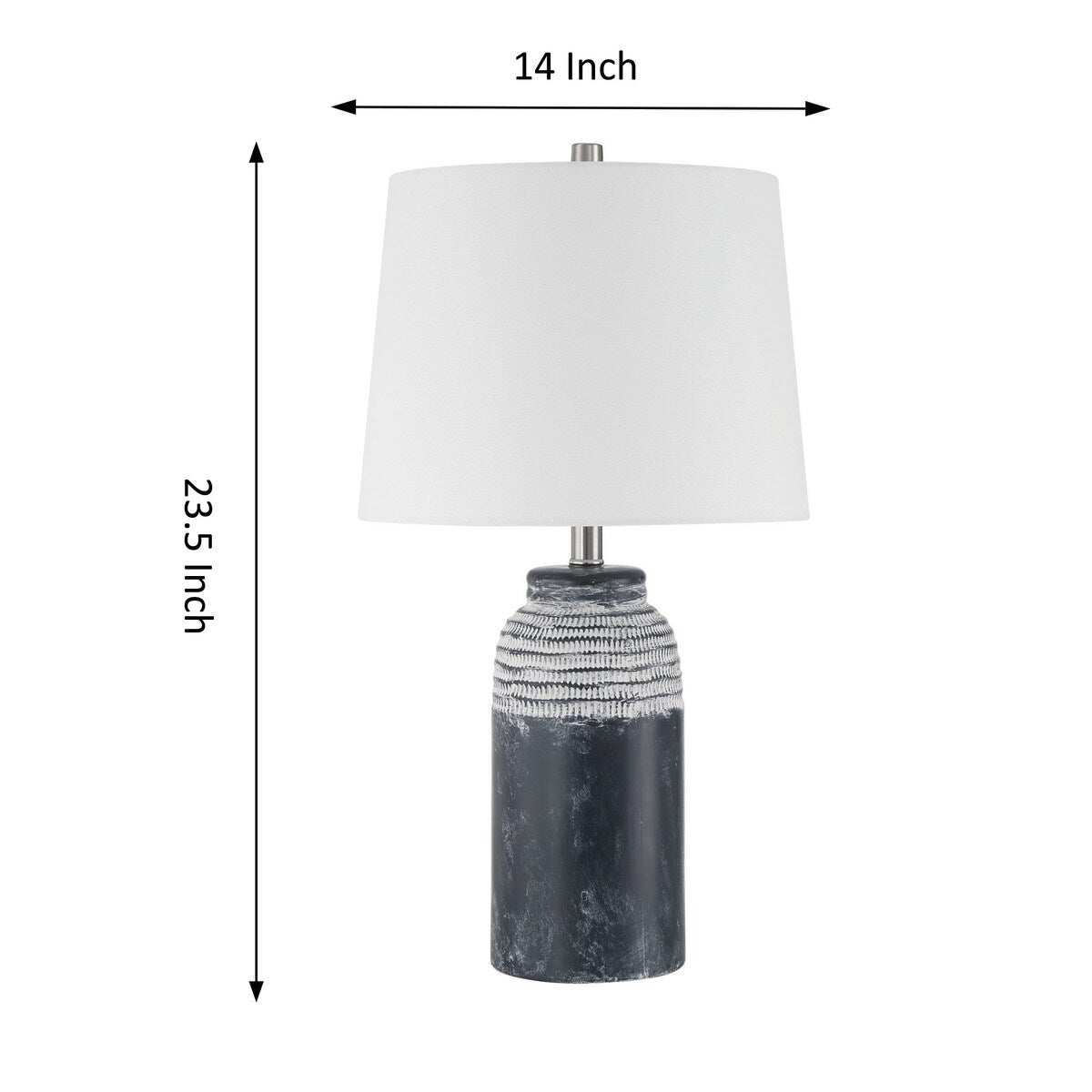 23.5 Accent Ceramic Table Lamp Set - Set of 2