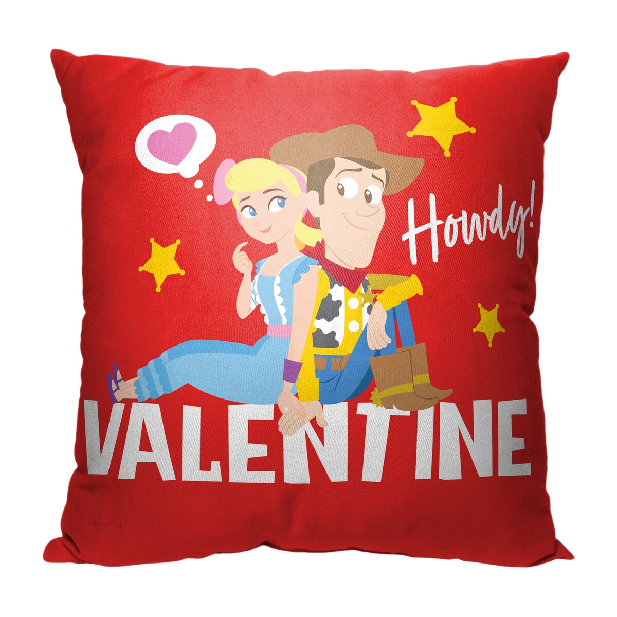 Disney Pixar Toy Story Howdy Valentine 18 Inch Throw Pillow