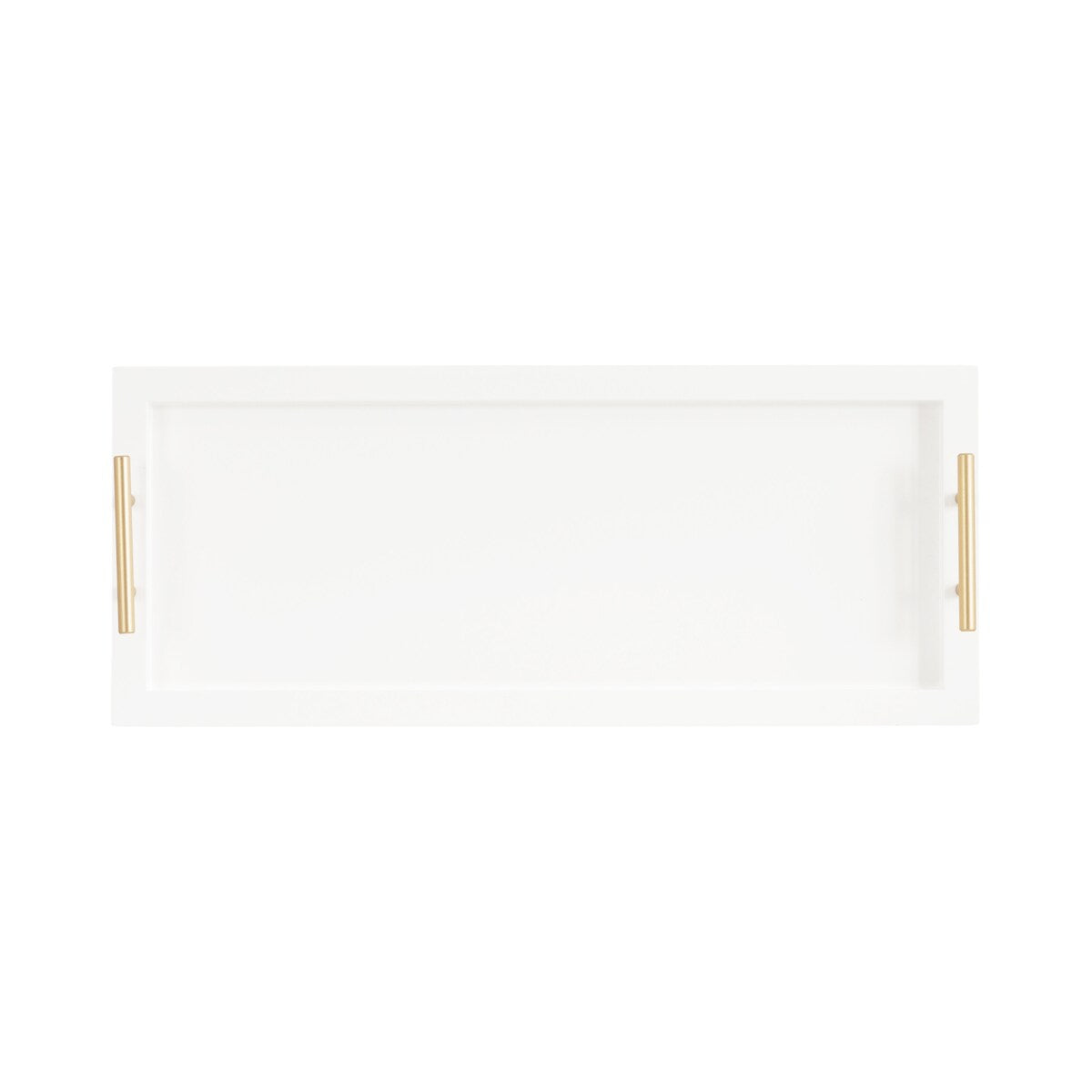 Kate and Laurel Halsey Wood Rectangle Decorative Tray