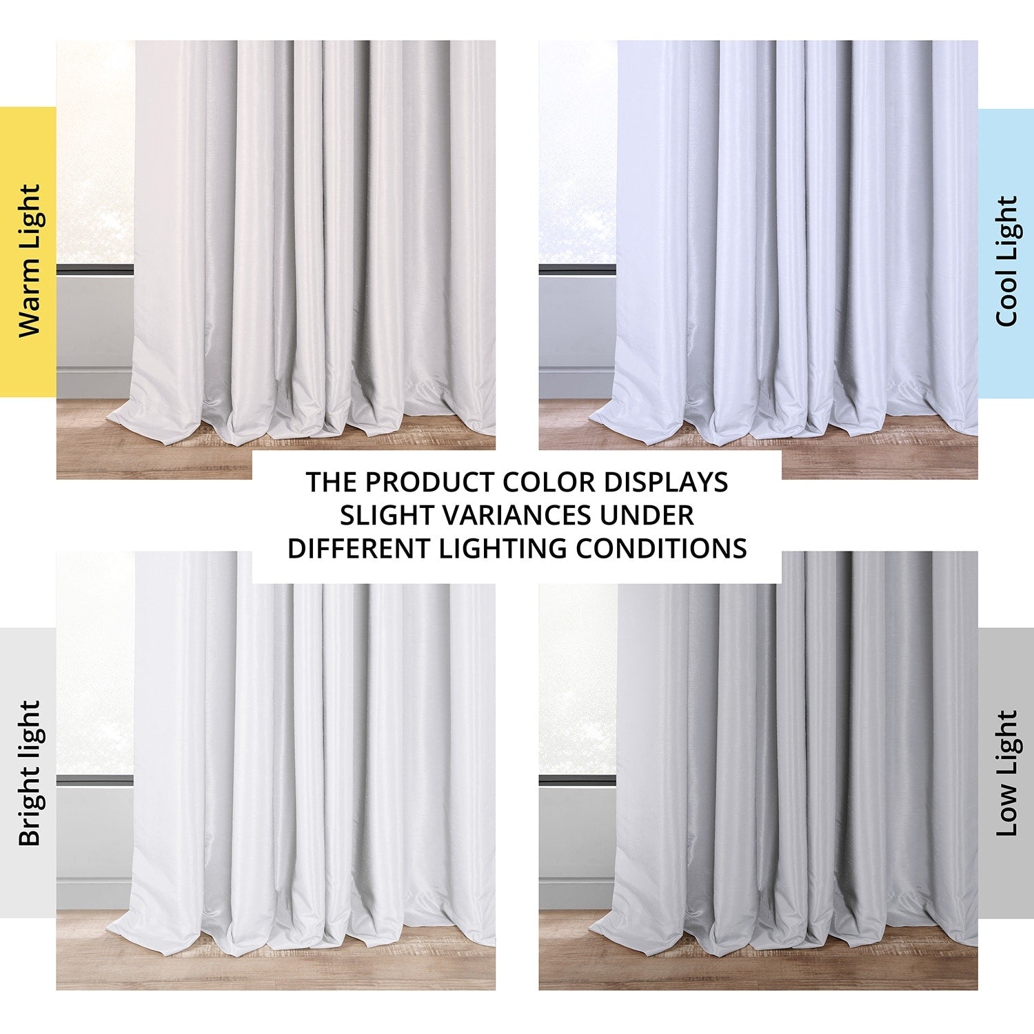 Exclusive Fabrics Solid Vintage Textured Faux Dupioni Silk Pleated Blackout Curtain (1 Panel)