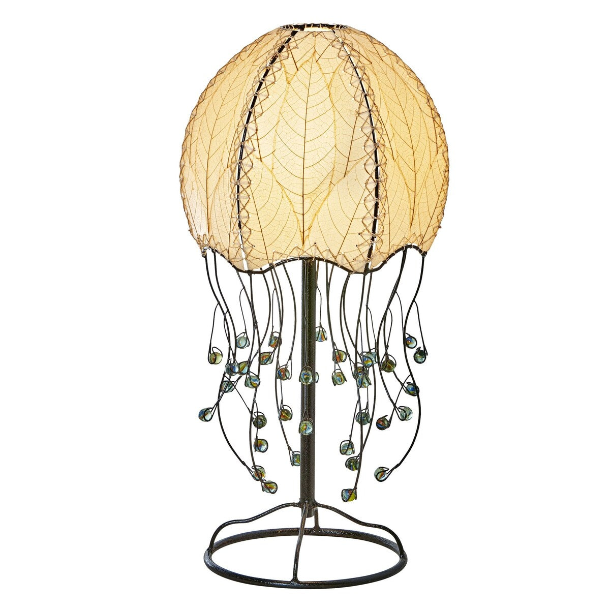 Handmade Artistic Jellyfish Table Lamp - 10 x 10 x 24