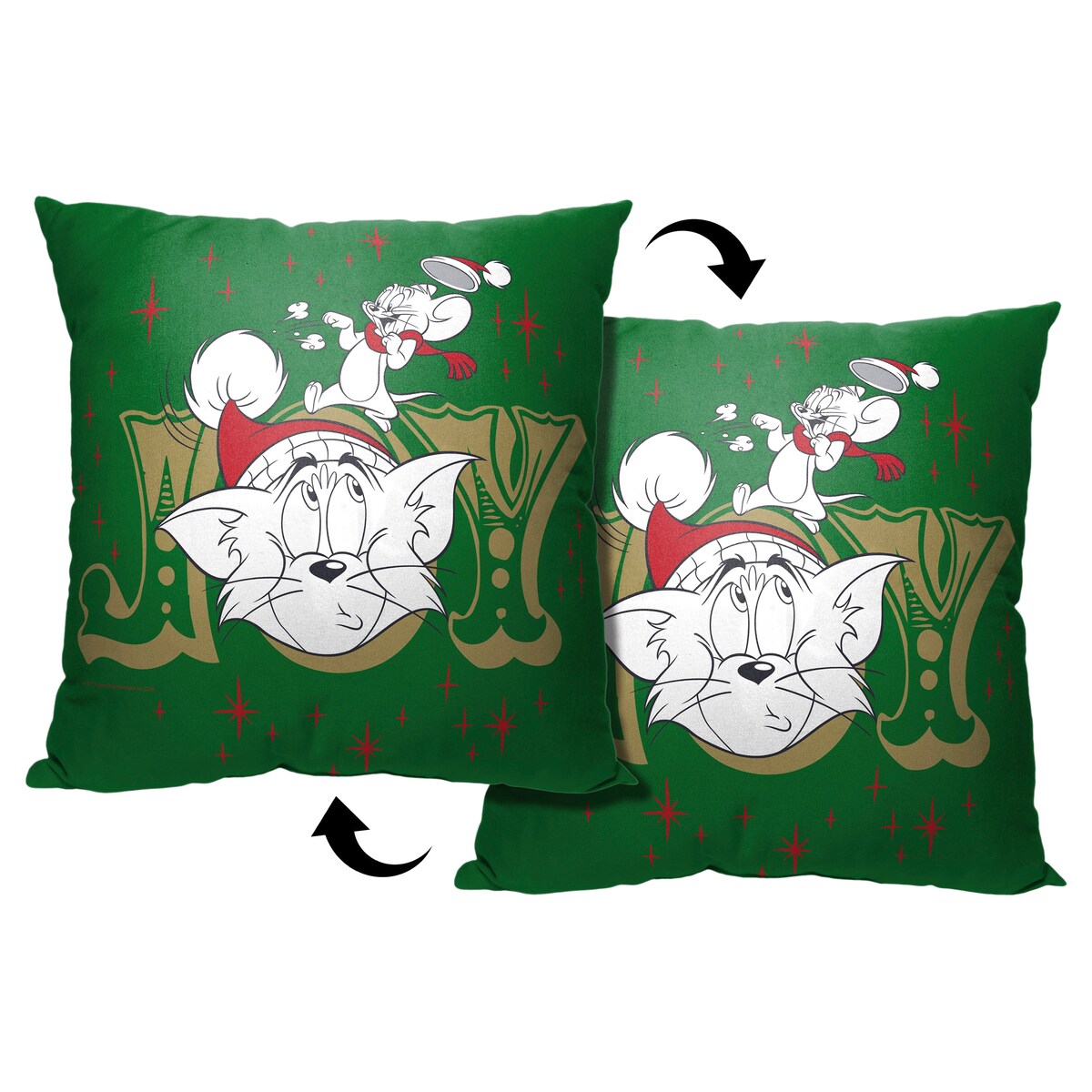 Warner Brothers Tom And Jerry Joy 18 Inch Throw Pillow