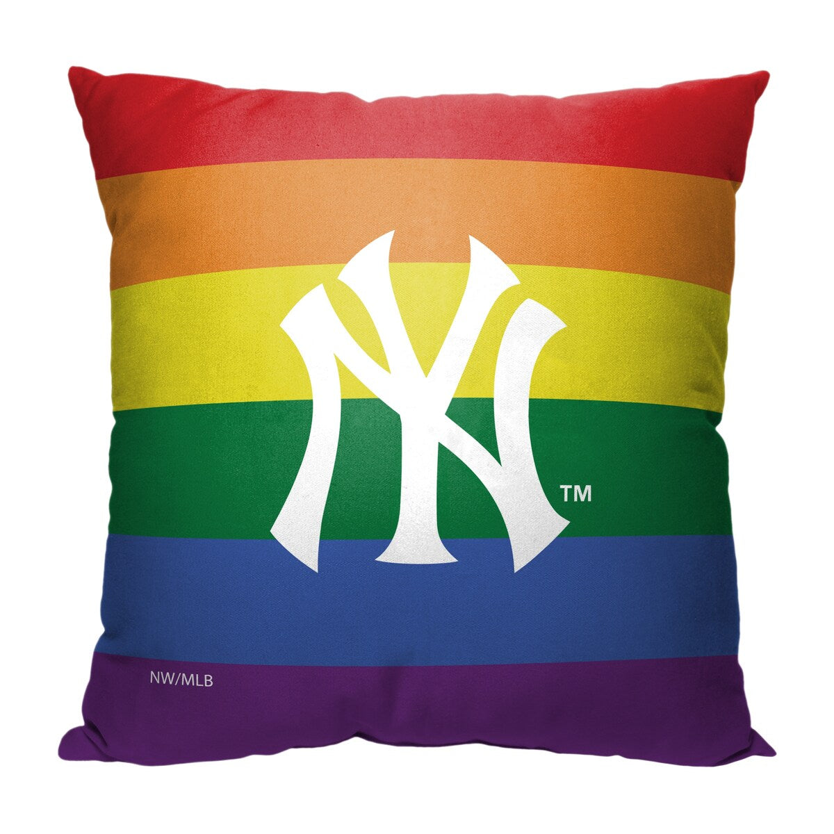 MLB New York Yankees Pride Series 18 Inch Throw Pillow