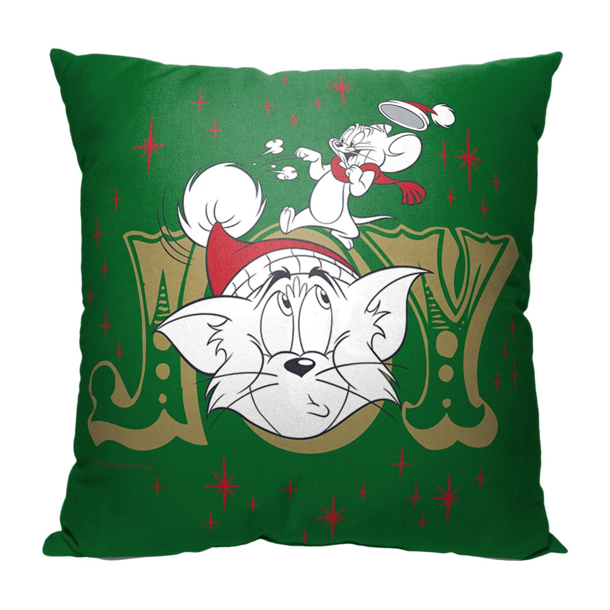 Warner Brothers Tom And Jerry Joy 18 Inch Throw Pillow