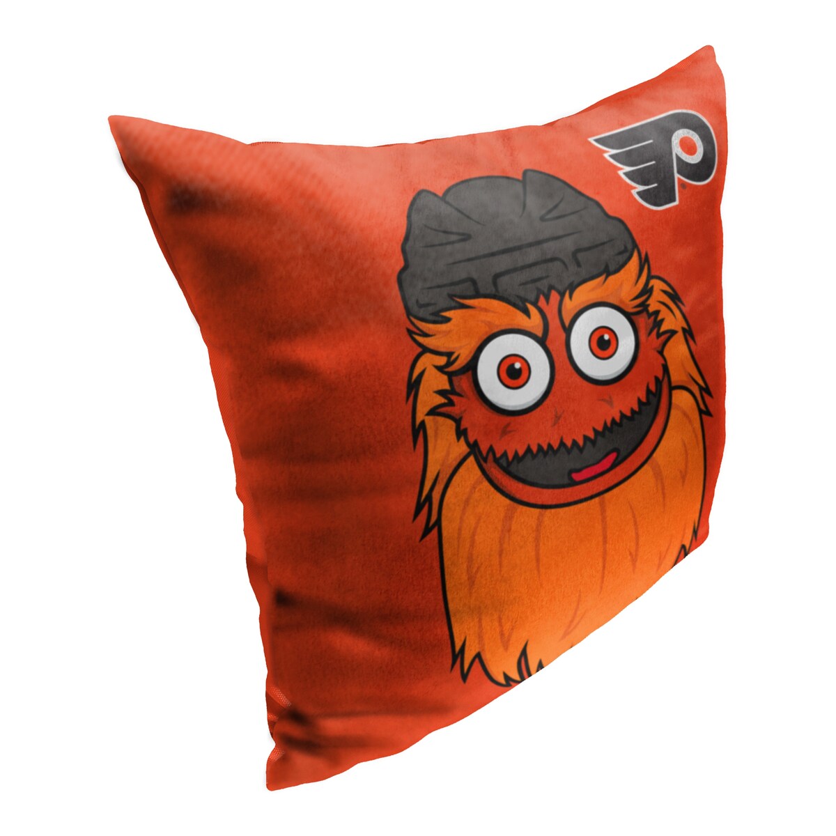 NHL Mascot Love Flyers Printed Throw Pillow - Orange