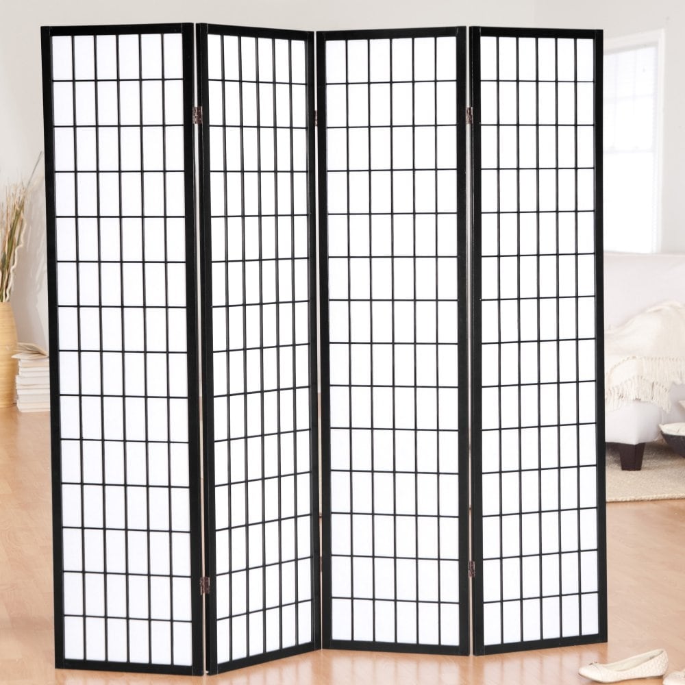 GTU Furniture Hardwood Japanese Shoji Room Divider