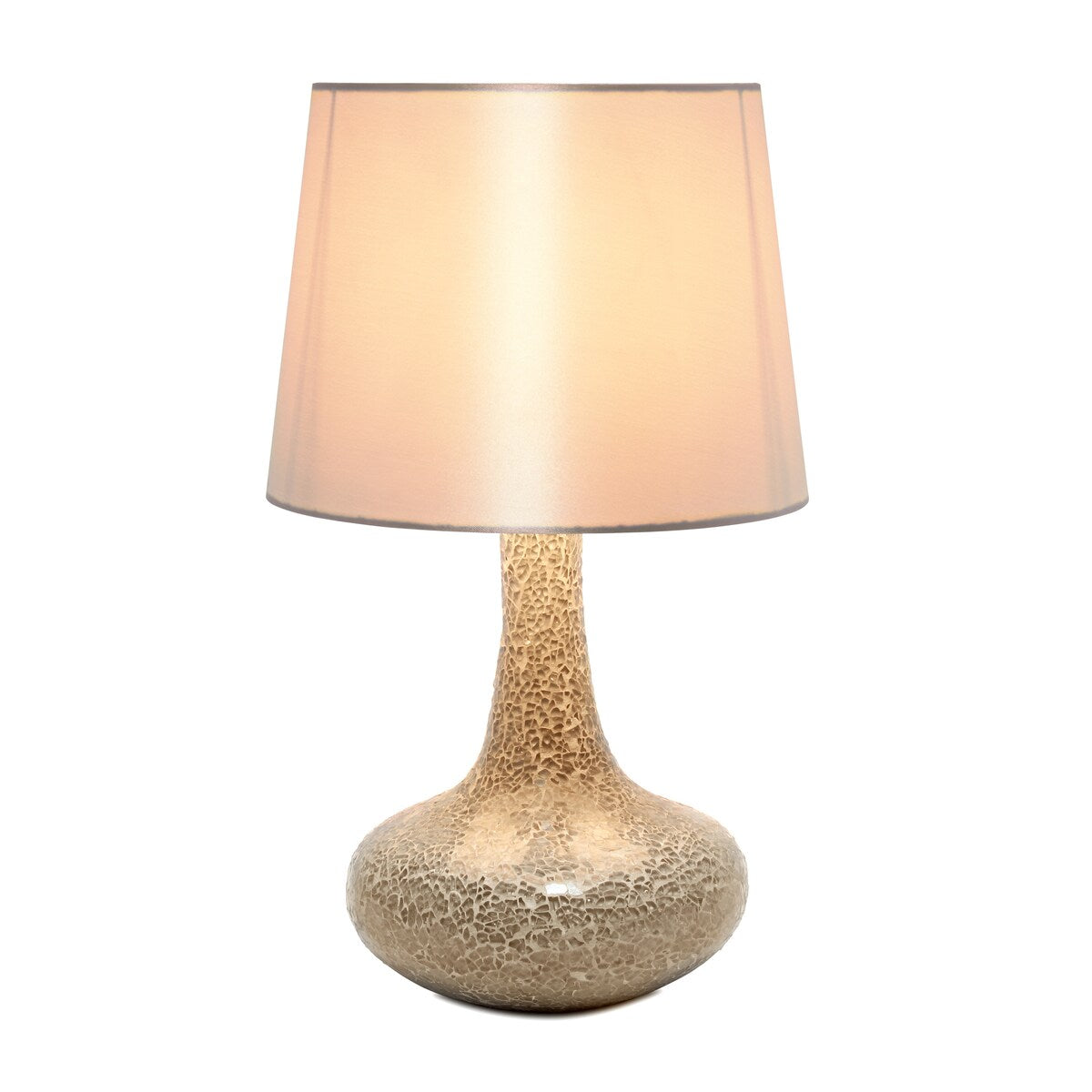 Creekwood Home 14.17 Patchwork Crystal Glass Table Lamp - 14.17