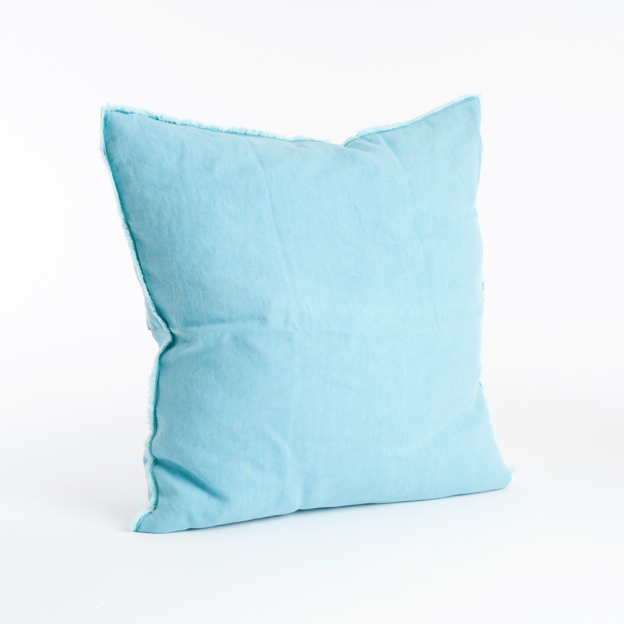 Fringed Design Down-Filled Throw Pillow