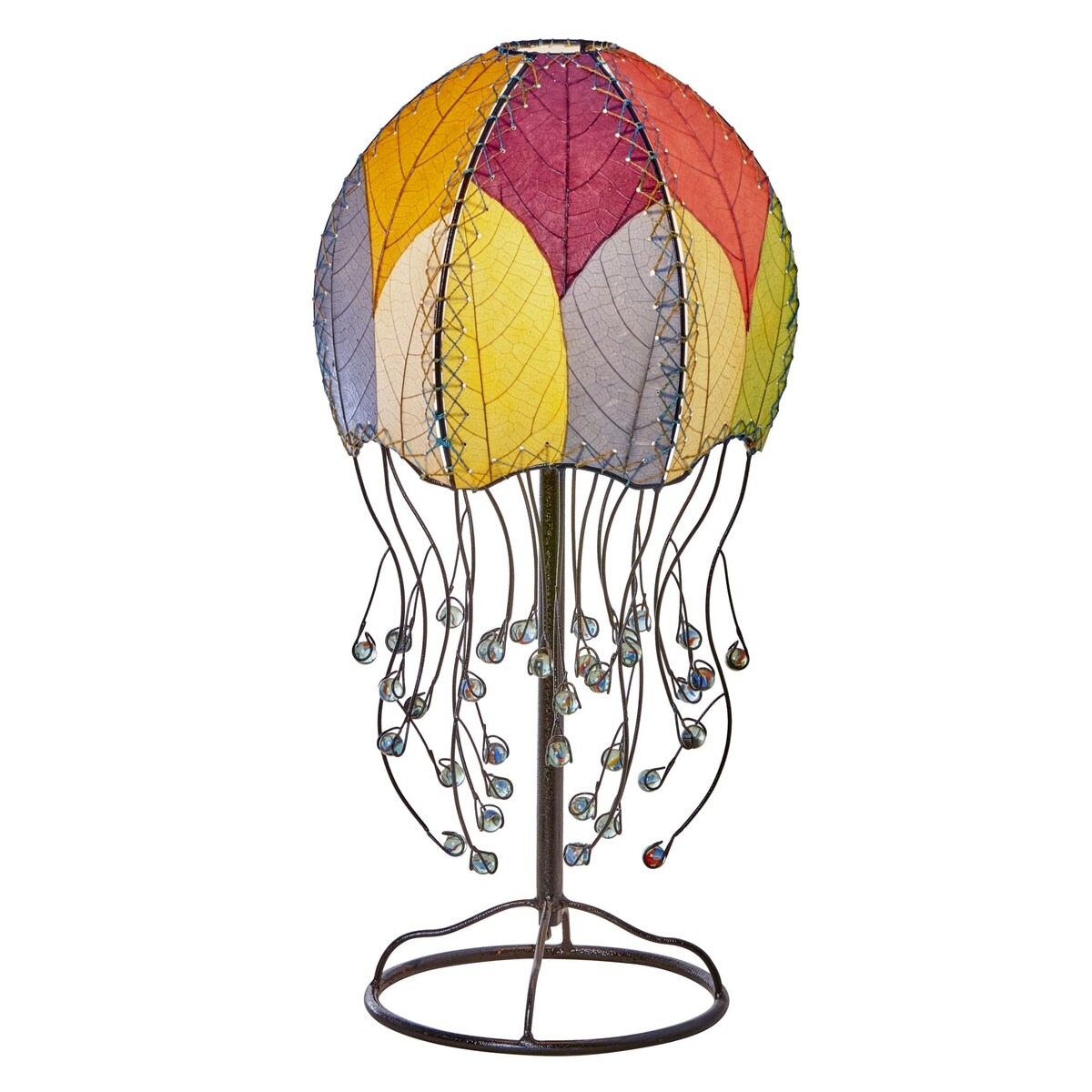 Handmade Artistic Jellyfish Table Lamp - 10 x 10 x 24