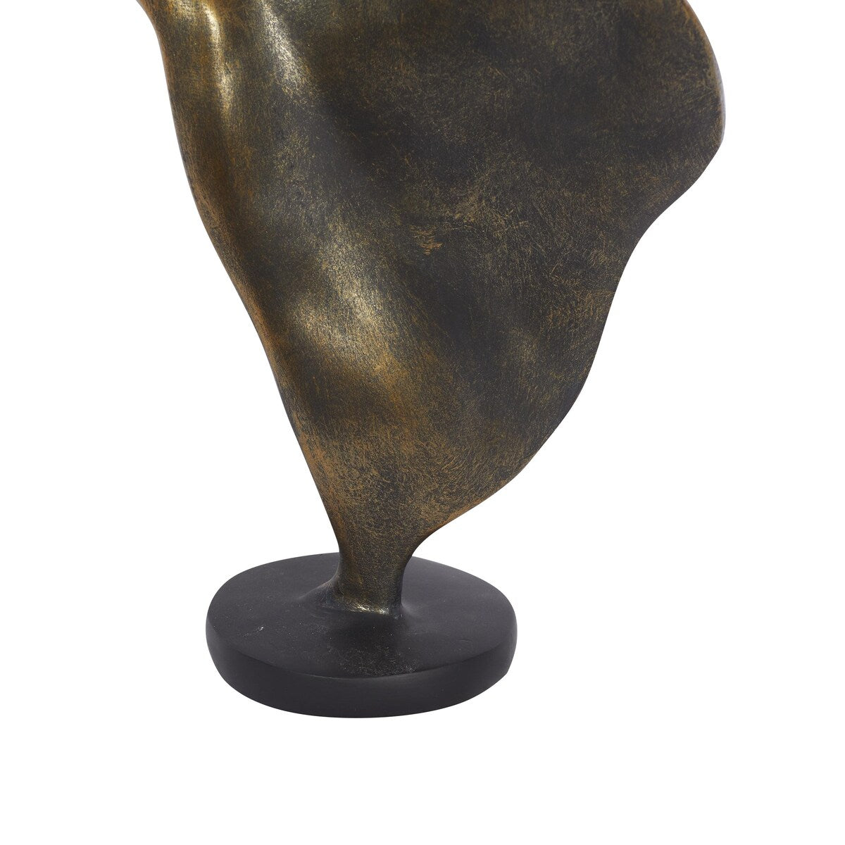 Polystone Dancer Decorative Sculpture - Brass - Roche River Decor