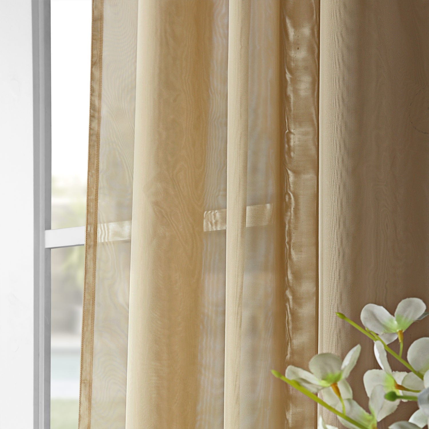 Exclusive Fabrics Signature Extra Wide Sheer Curtain Panel (1 Panel)