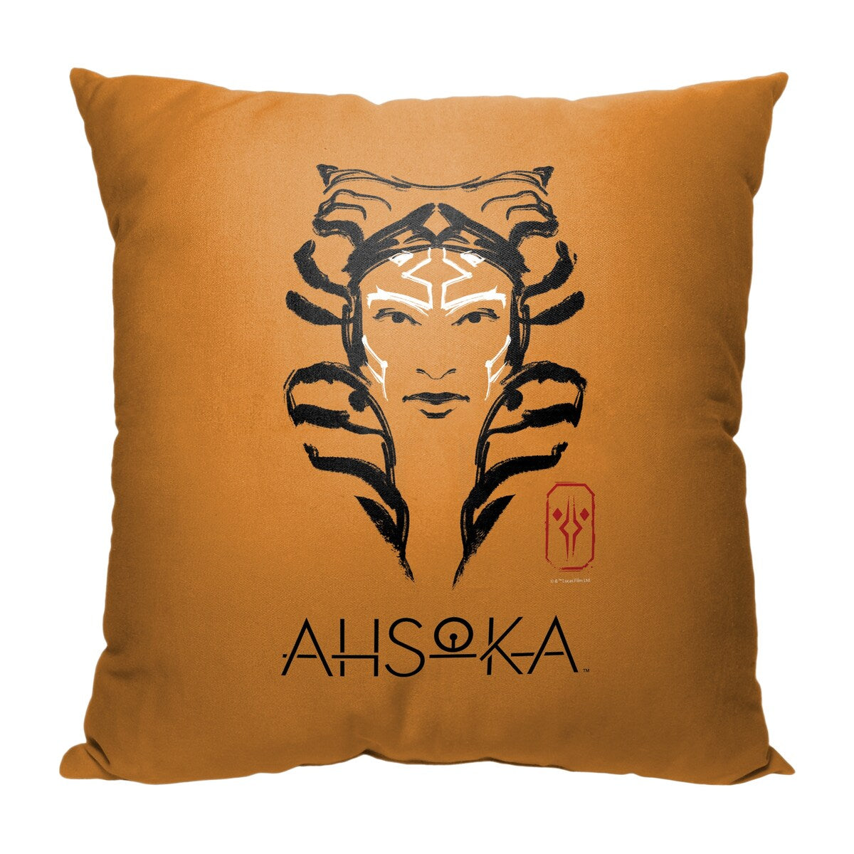 Star Wars Ahsoka Brushstroke Ahsoka Printed Throw Pillow