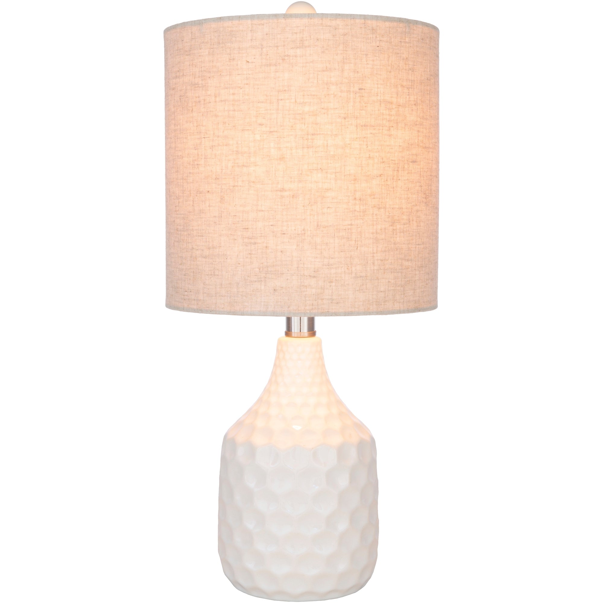 Acacio Ivory Transitional Table Lamp - 18.5 H