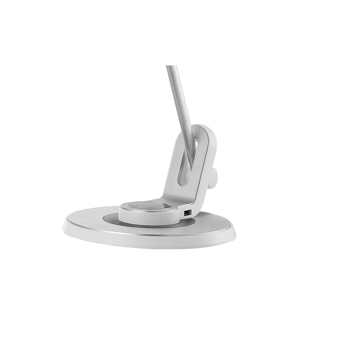 Gaines 18.5 Aluminum Contemporary Minimalist Adjustable Dimmable USB Charging LED Task Lamp, Black by JONATHAN Y