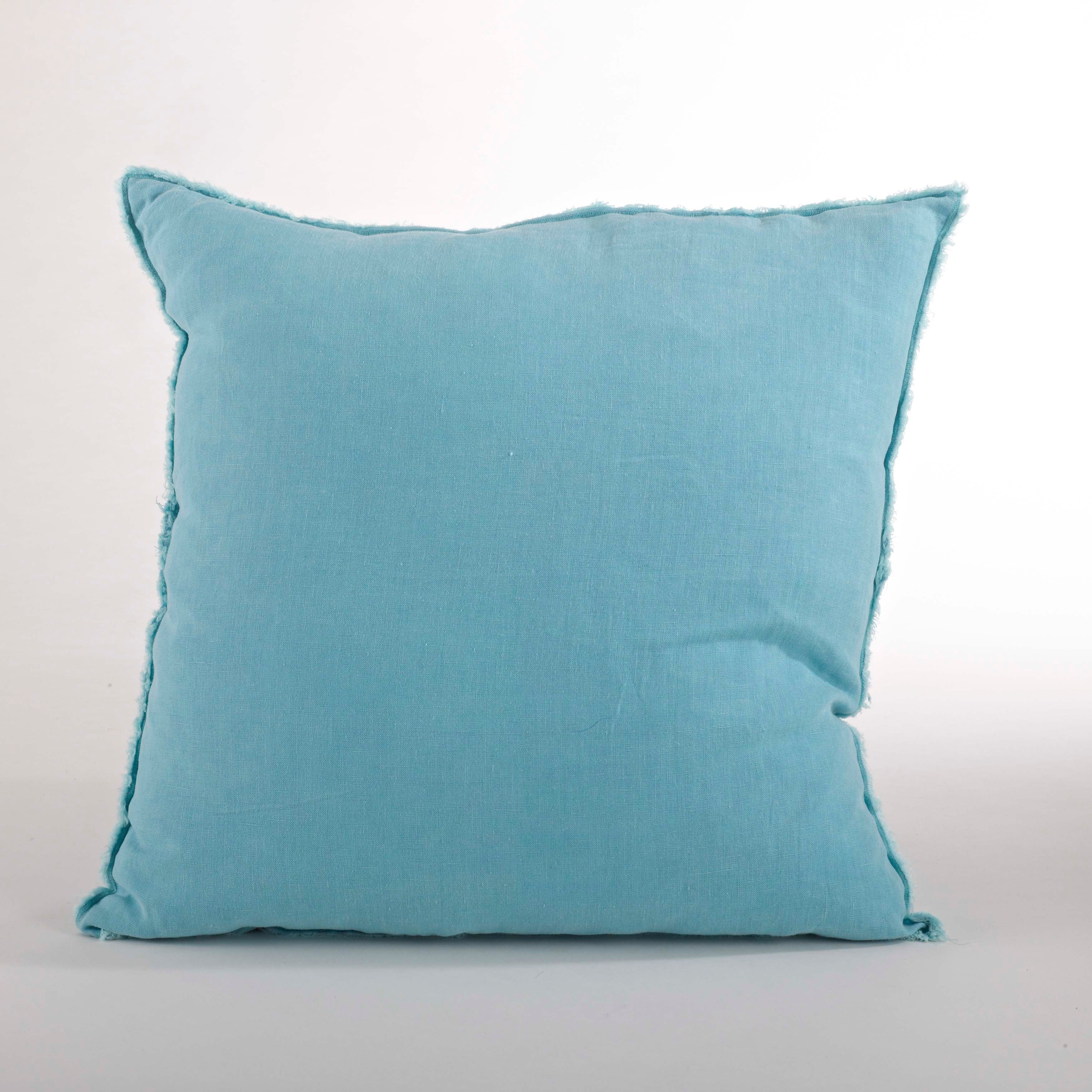 Fringed Design Down-Filled Throw Pillow