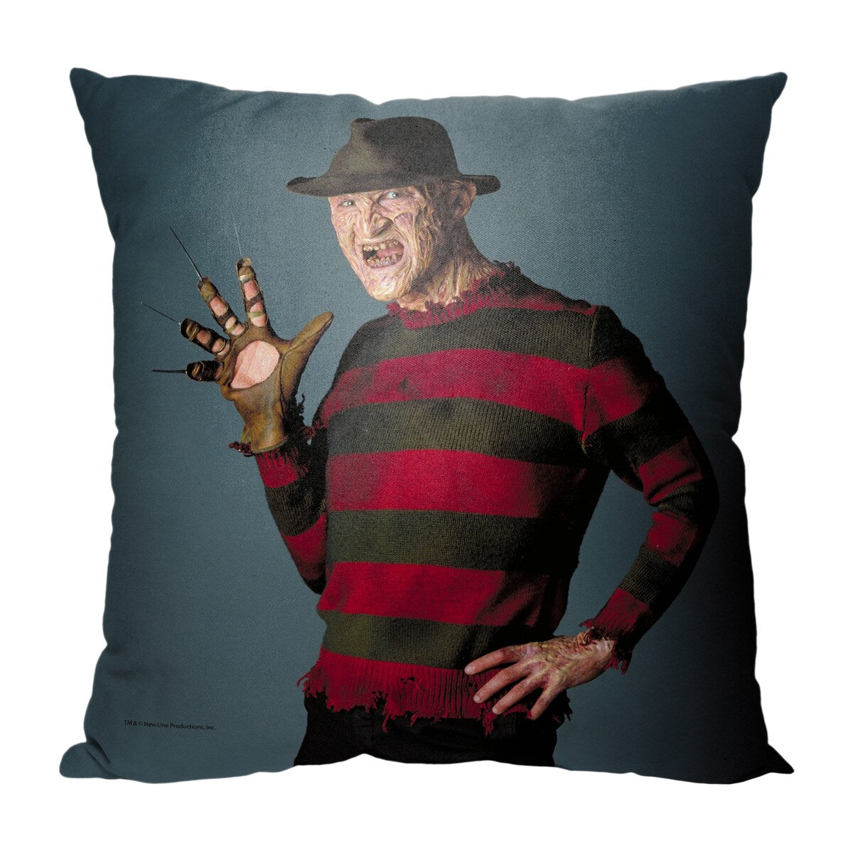 Warner Brothers Nightmare on Elm Street Fierce Demon 18 Inch Throw Pillow