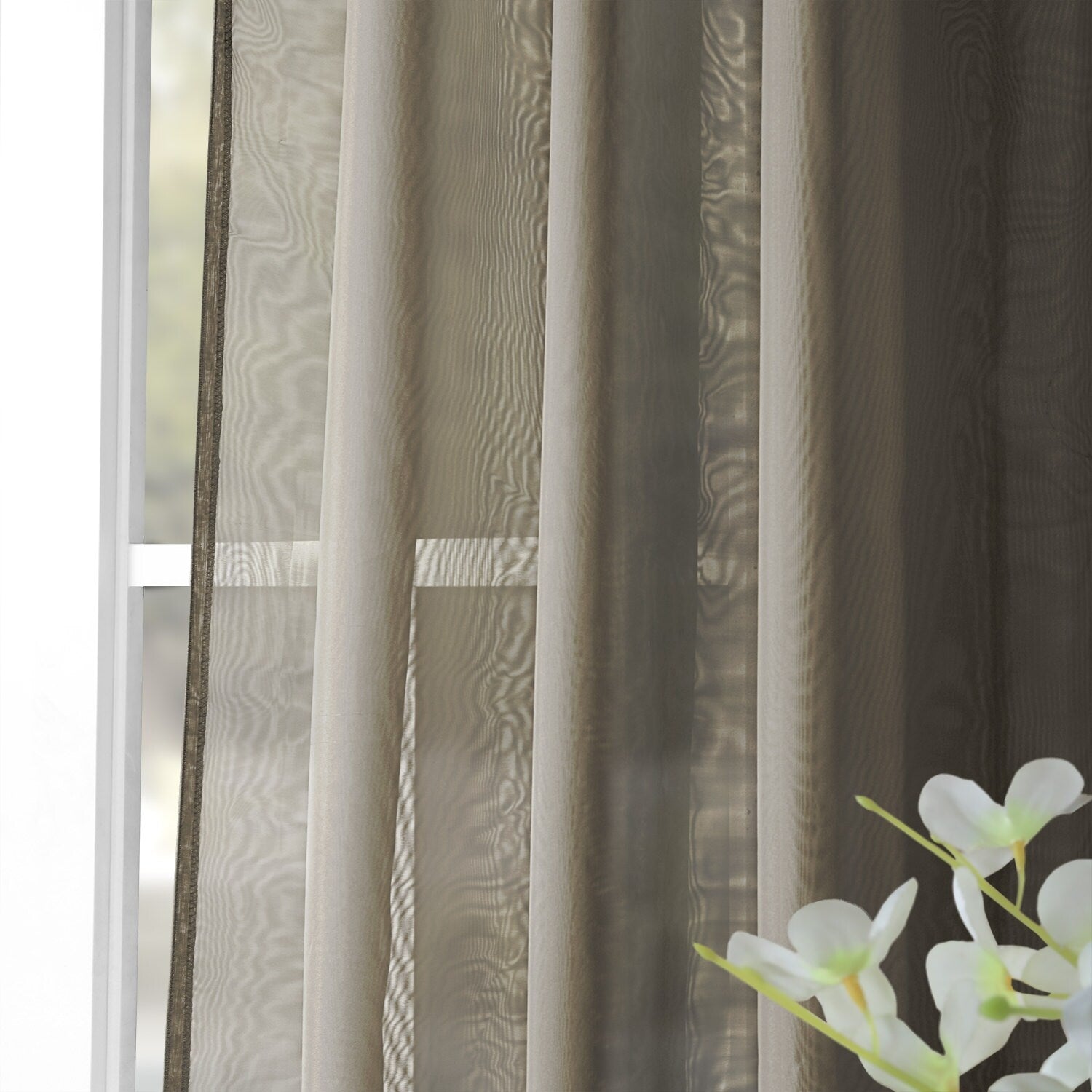 Exclusive Fabrics Signature Extra Wide Sheer Curtain Panel (1 Panel)