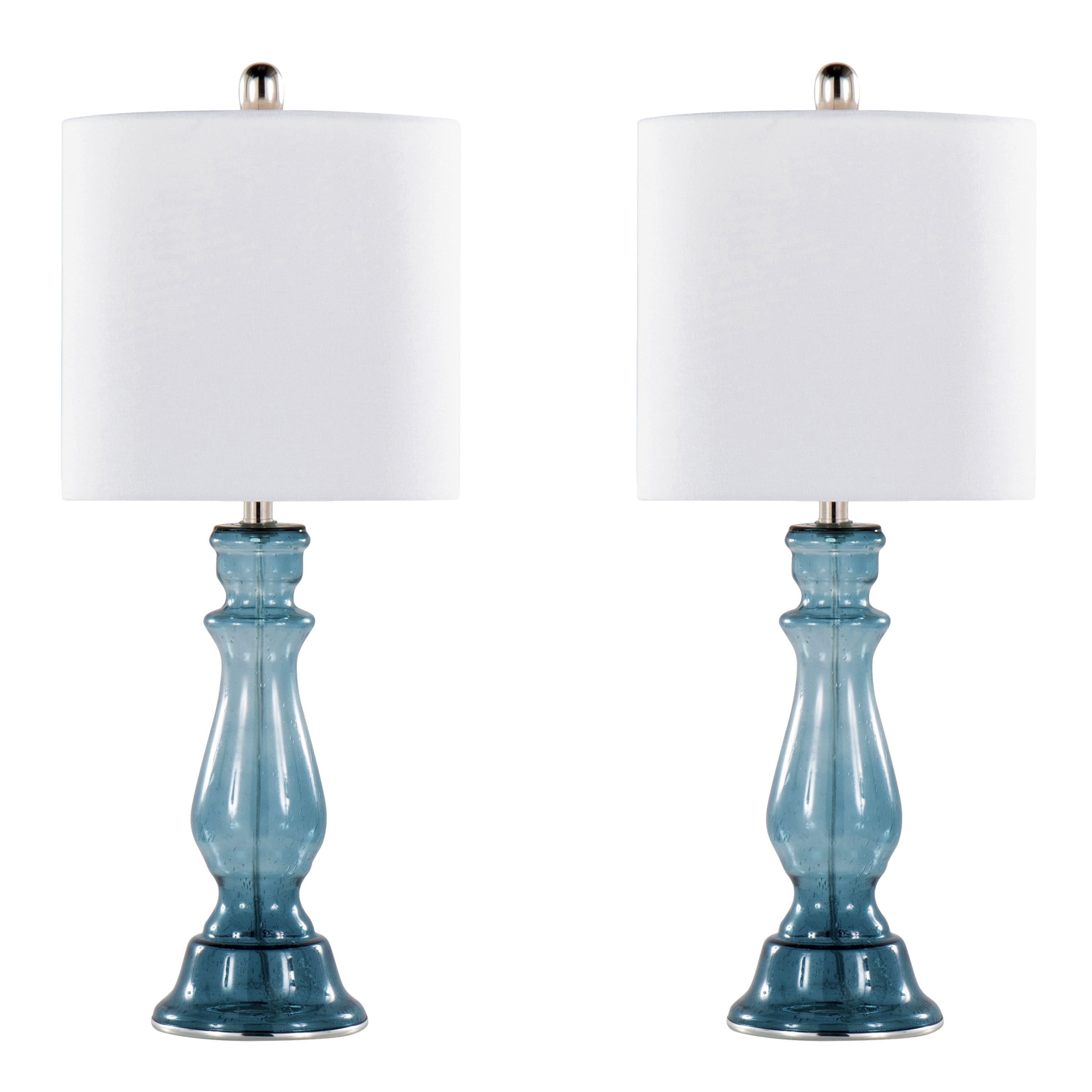 Bella 24 Glass Table Lamp (Set of 2)