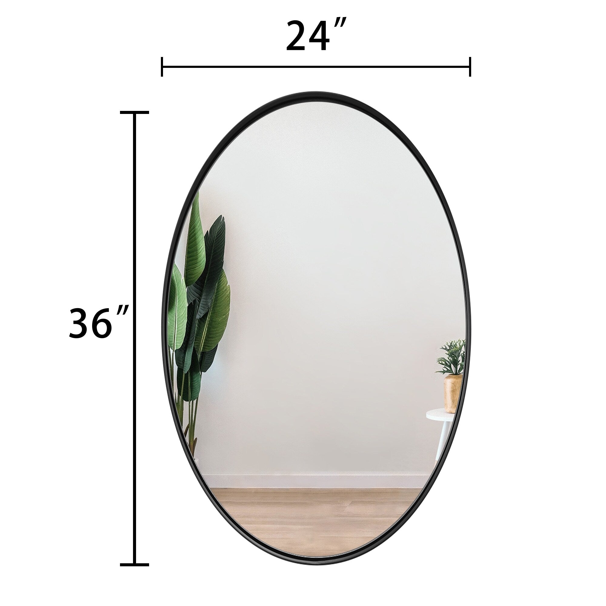 Bathroom Mirror Wall Mirror Vanity Mirror with Metal Frame (1 Piece)