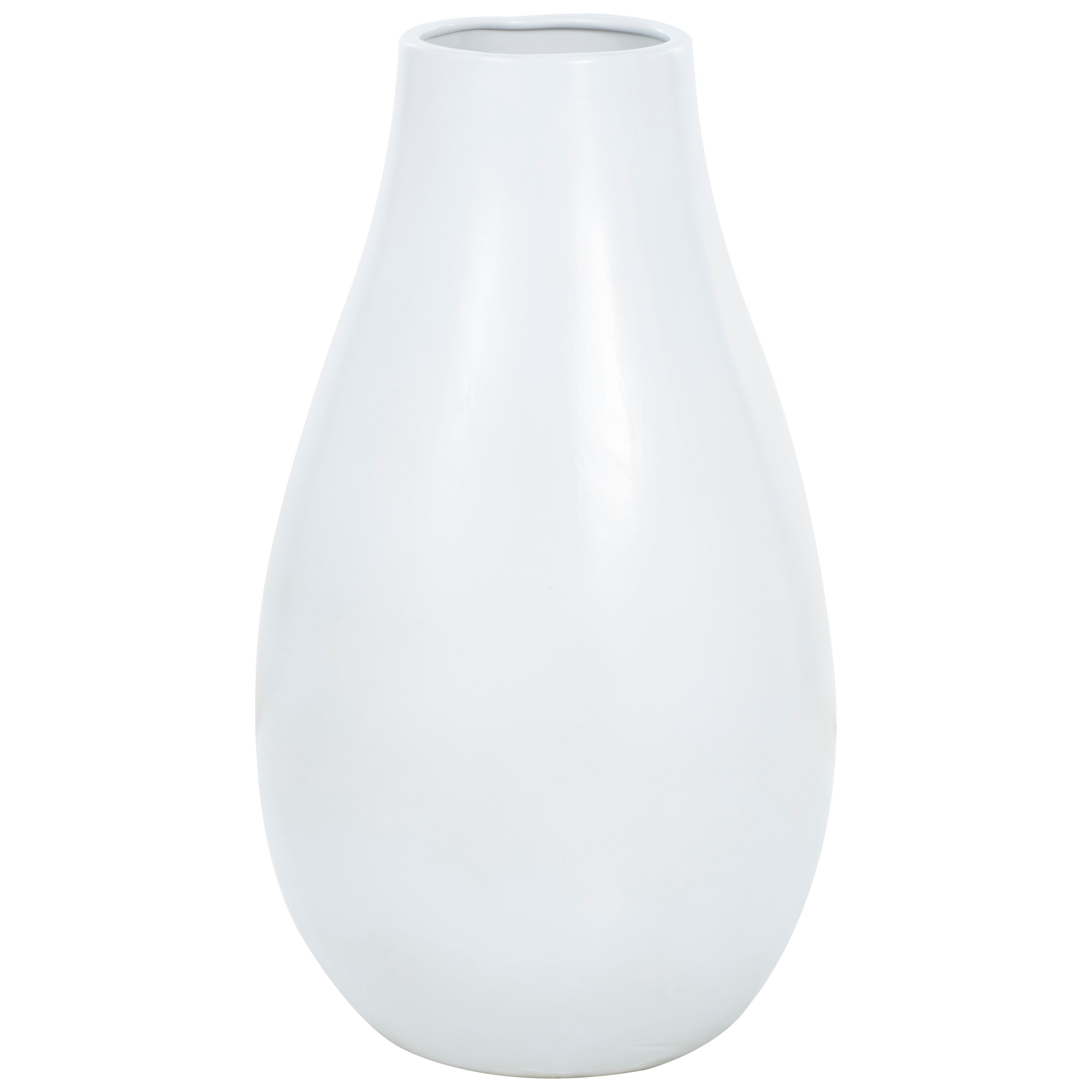 White or Black Ceramic Minimalistic Floor Vase