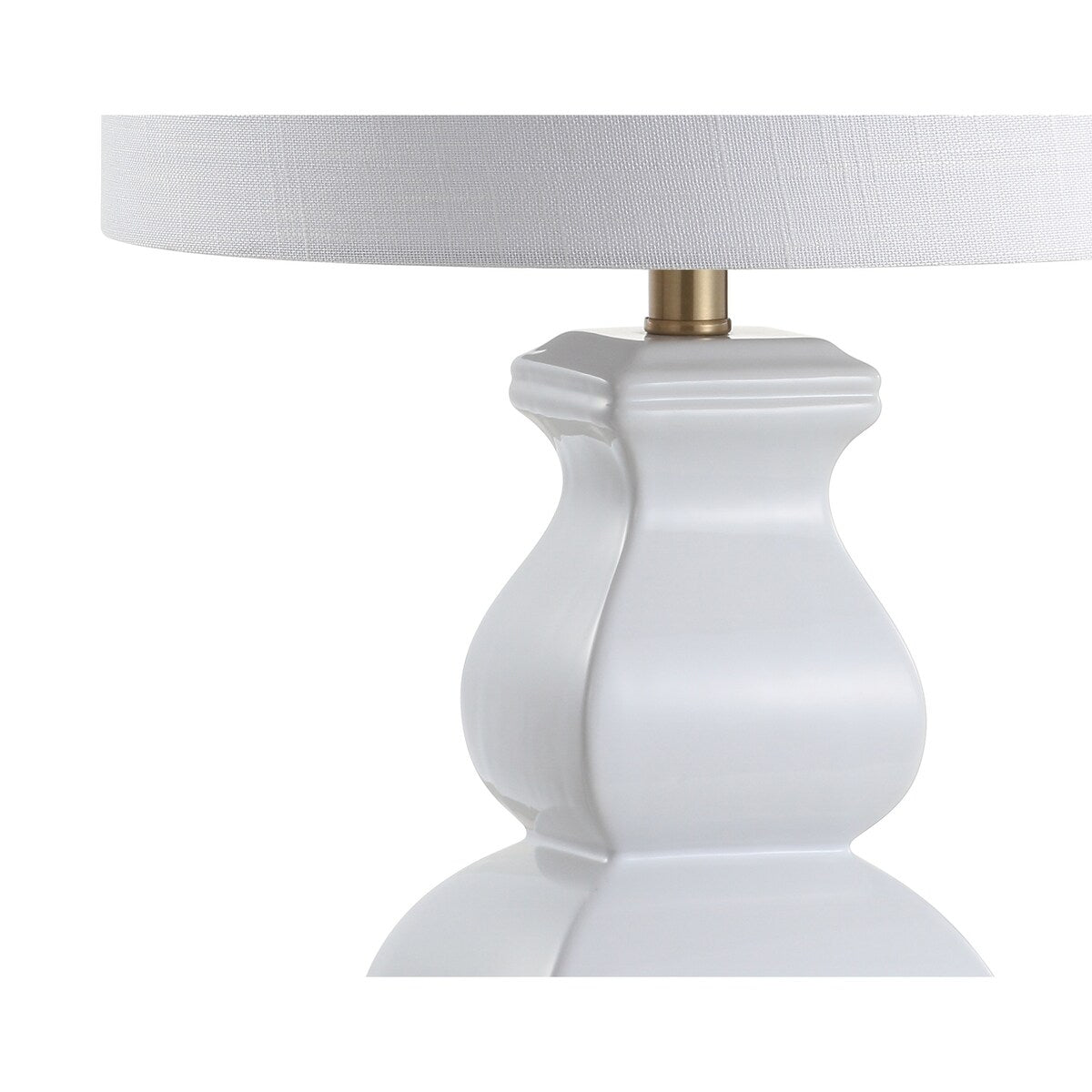 Diana 25.5 Ceramic LED Table Lamp, Navy/Gold by JONATHAN Y