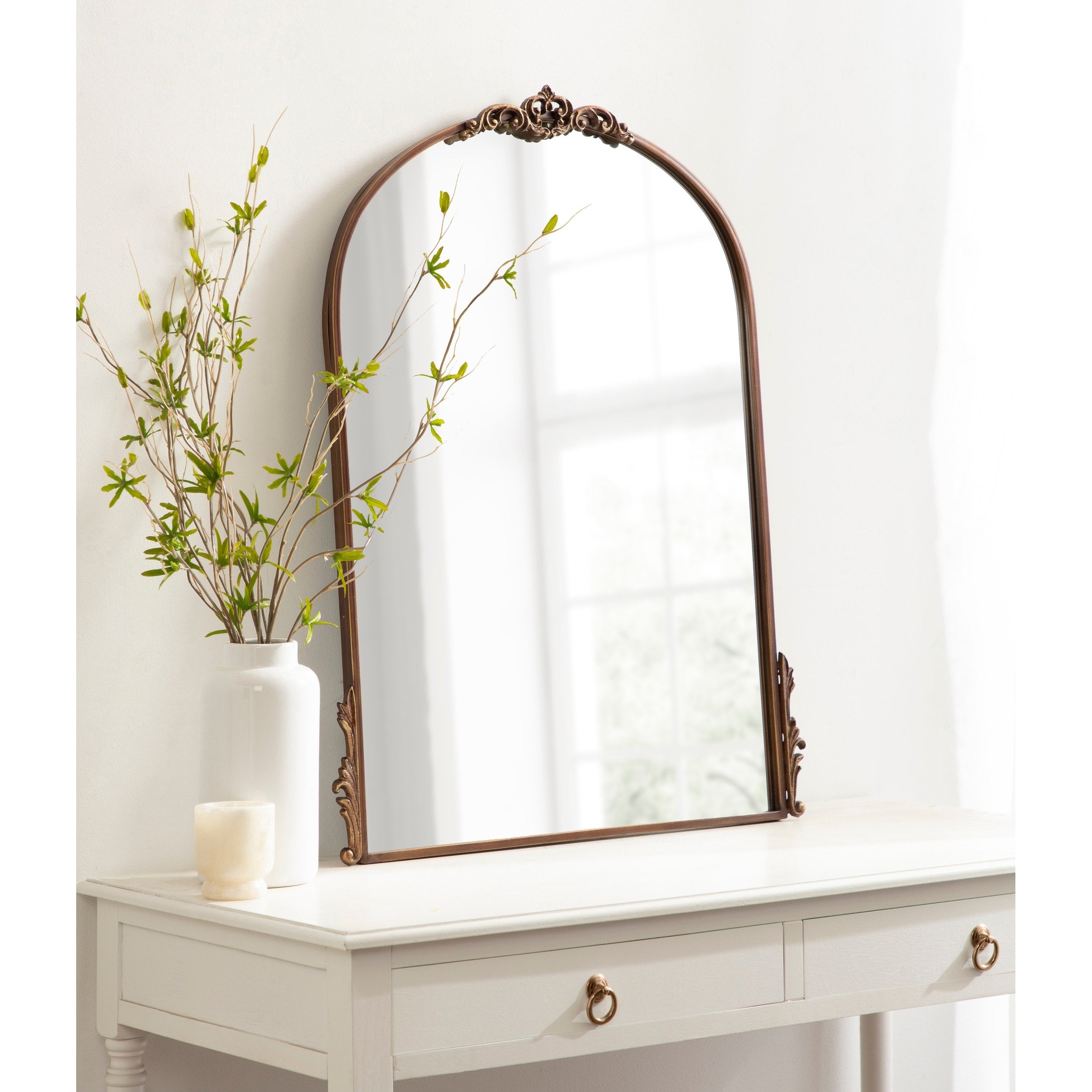 Kate and Laurel Myrcelle Decorative Framed Wall Mirror