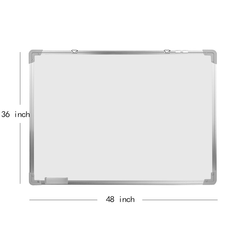 Magnetic Steel Dry Erase Wall Mounted Whiteboard 48x36 inch