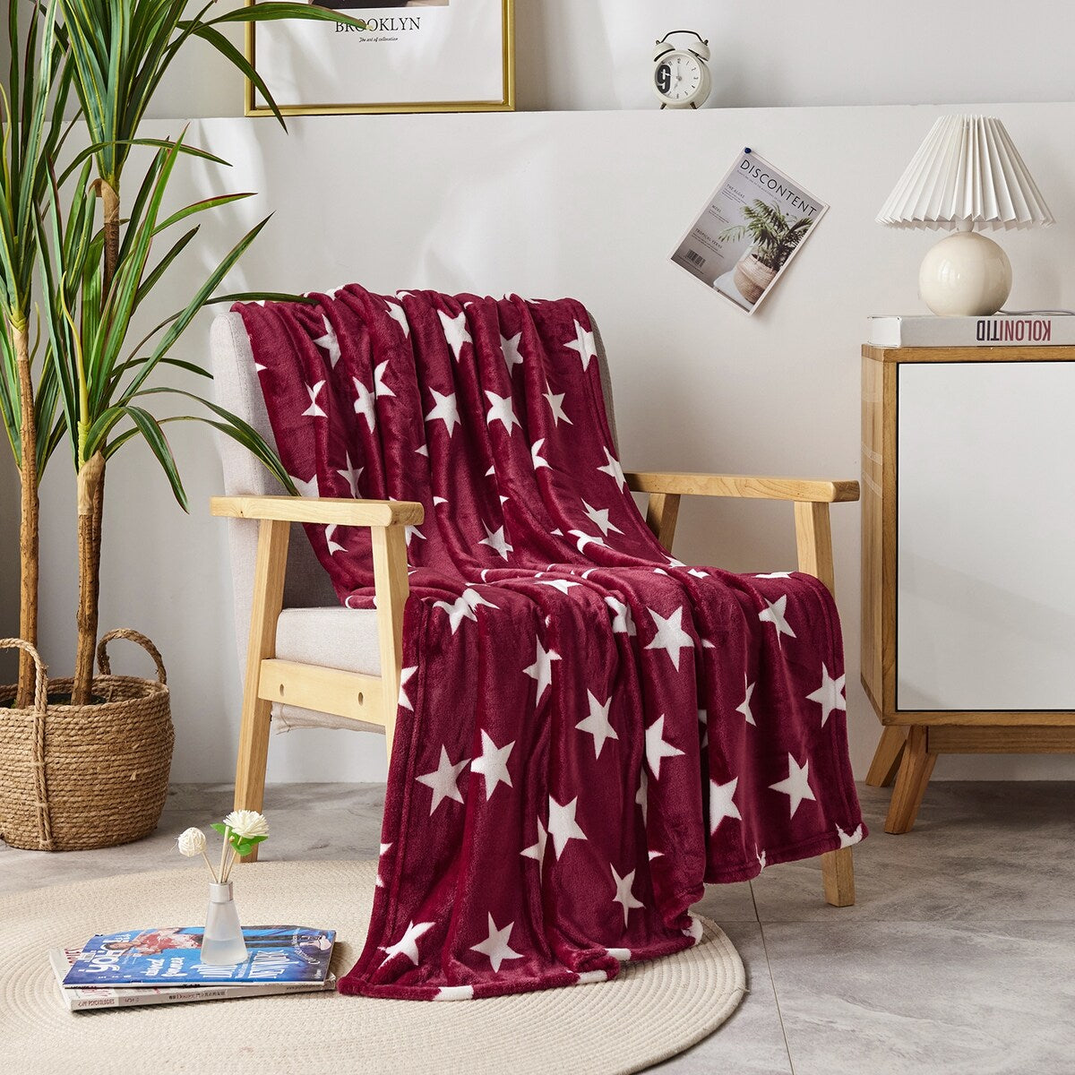 Microplush Fleece Ultra-soft Patterned Velvet Throw Blanket