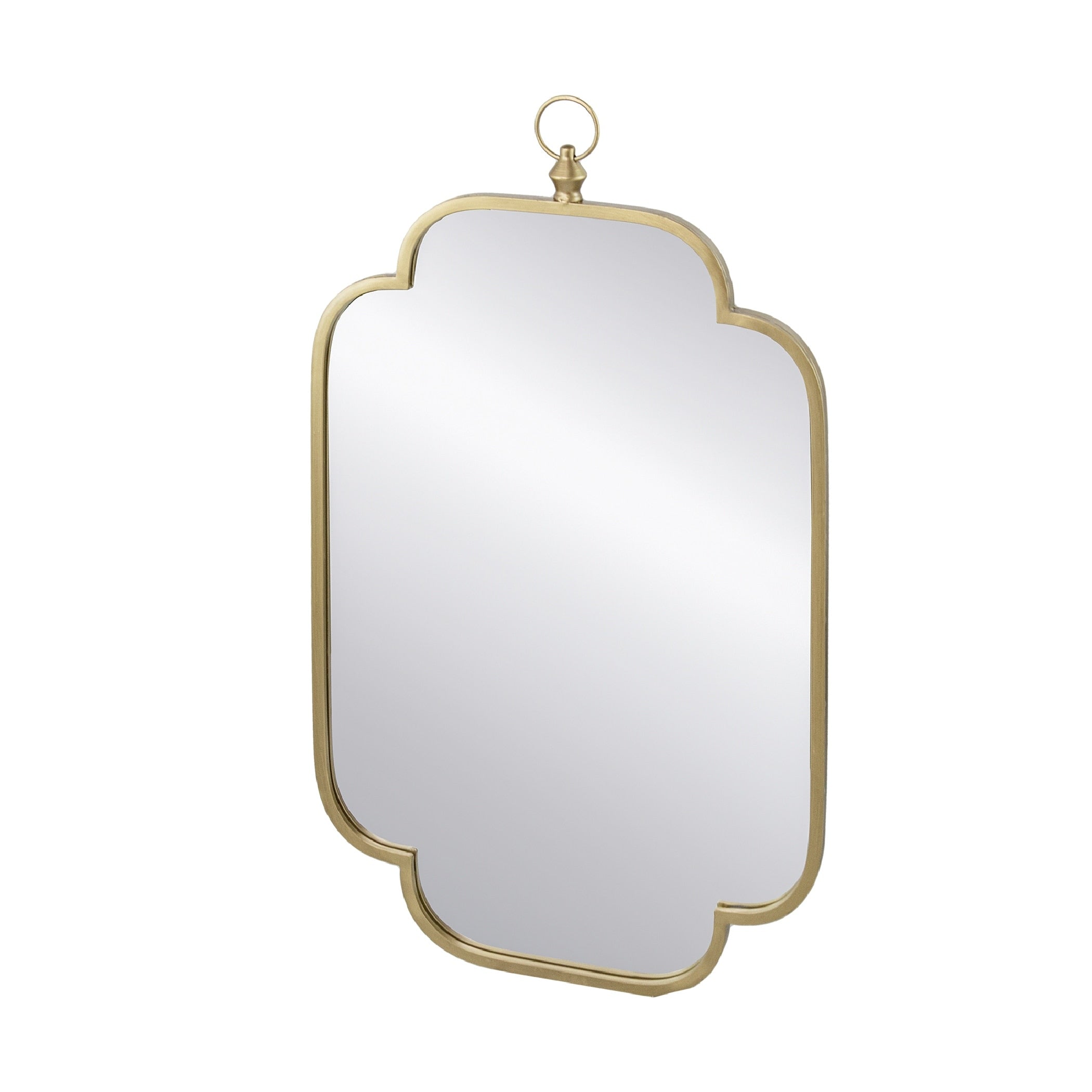 A&B Home Adaline Metal Wall Mirror - Champagne