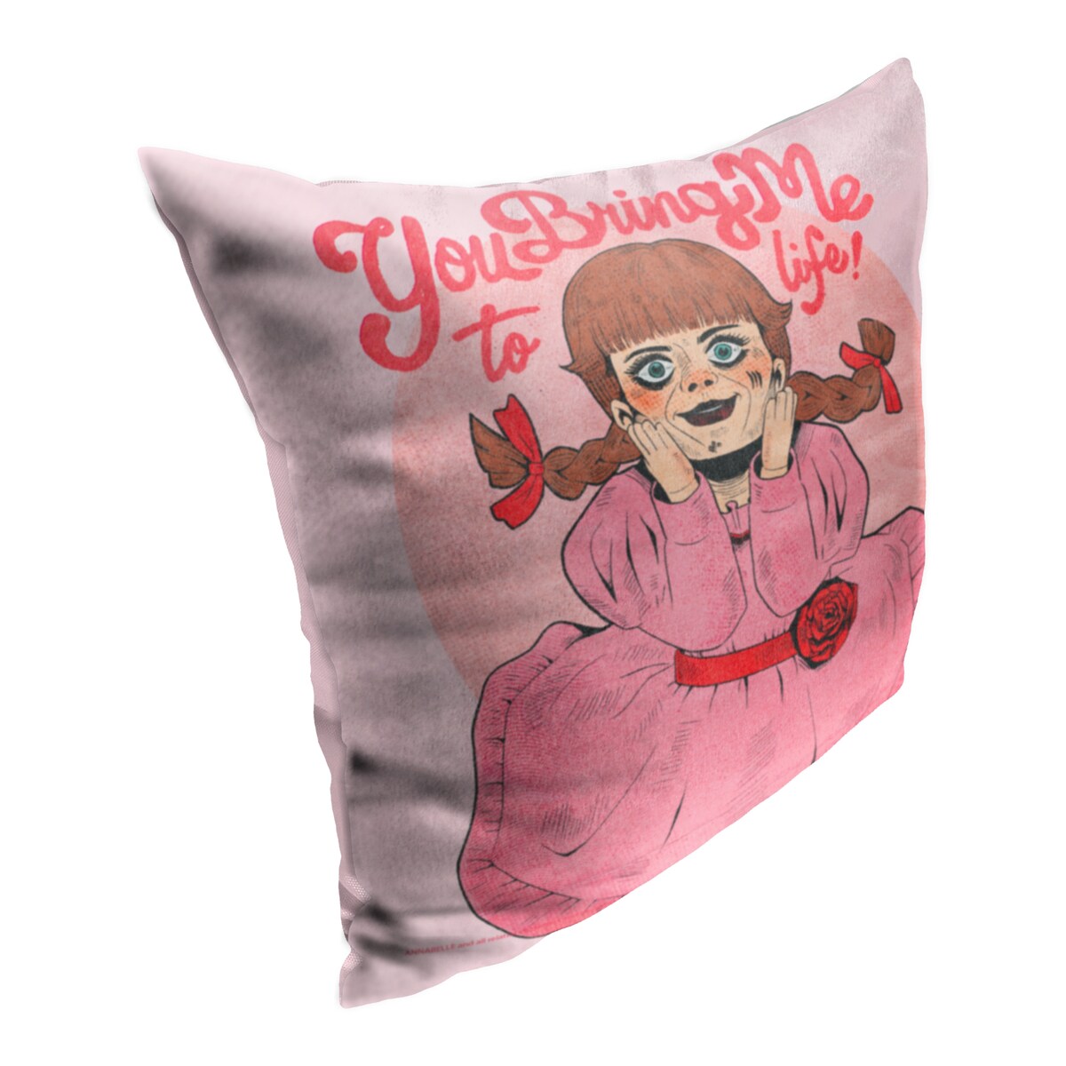 Warner Brothers Annabelle Bring Me To Life 18 Inch Throw Pillow