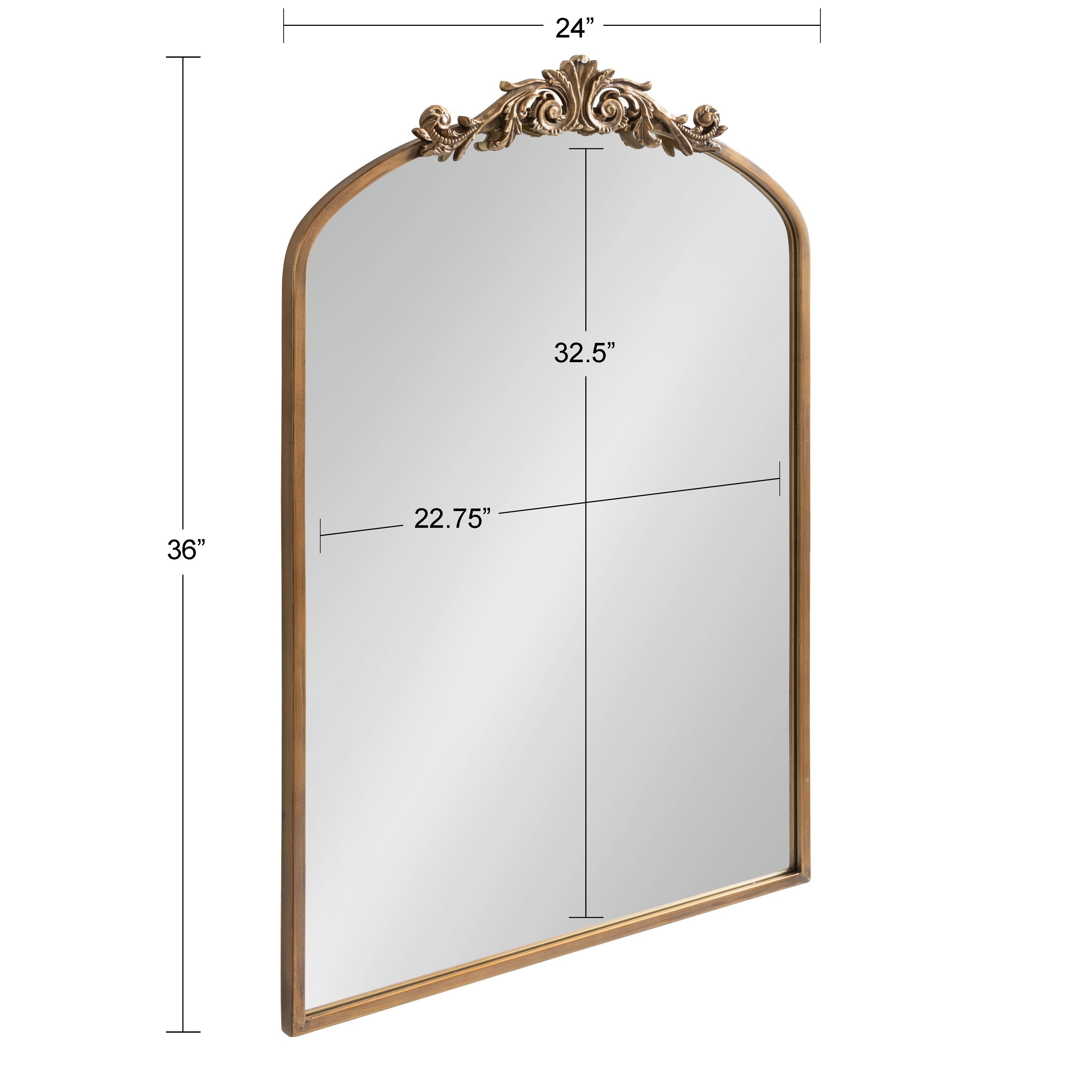 Kate and Laurel Arendahl Traditional Baroque Arch Wall Mirror