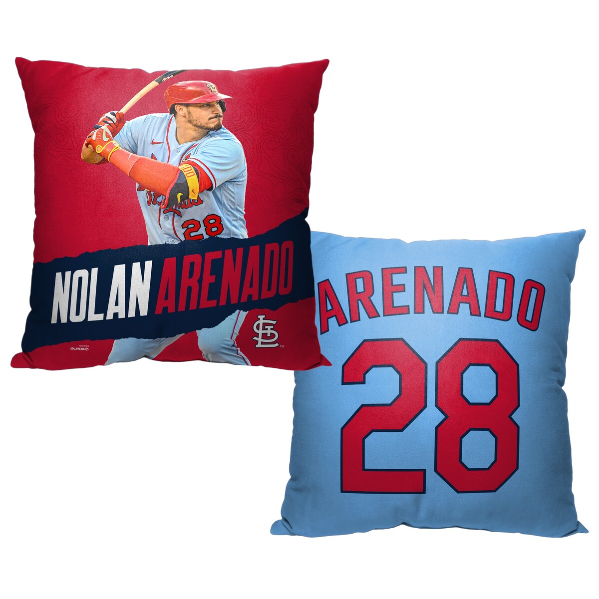 MLB St. Louis Cardinals Nolan Arenado 18 Inch Throw Pillow