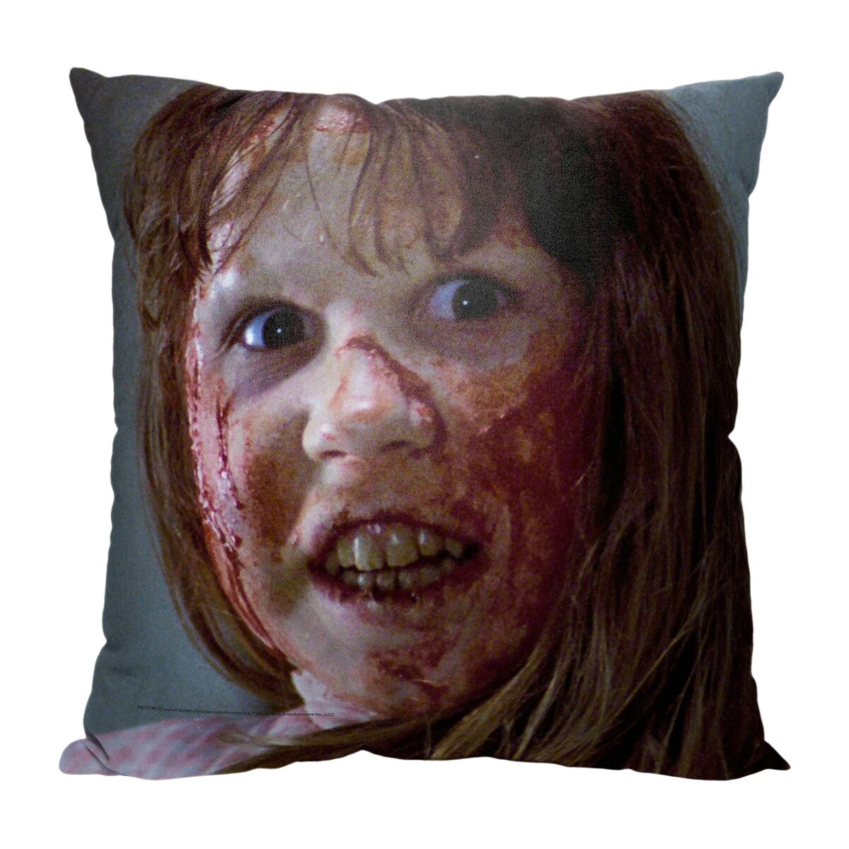 Warner Brothers The Exorcist Beginning To Turn 18 Inch Throw Pillow