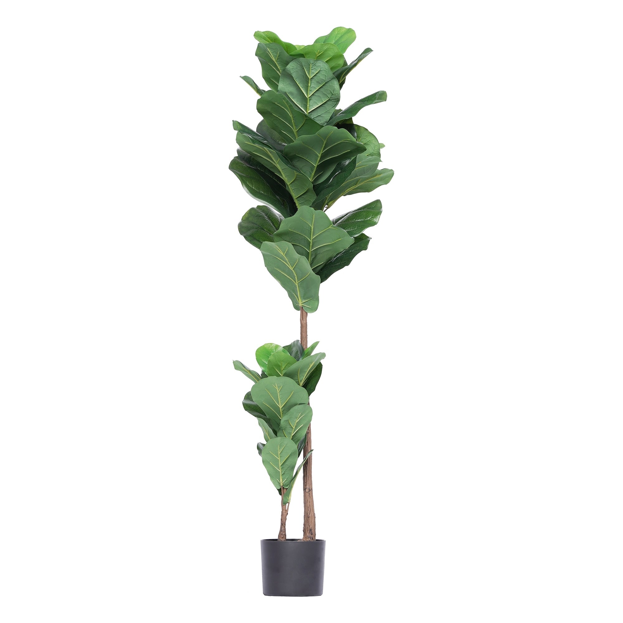 51 Fiddle Leaf Fig Artificial Plant Tree In Pot