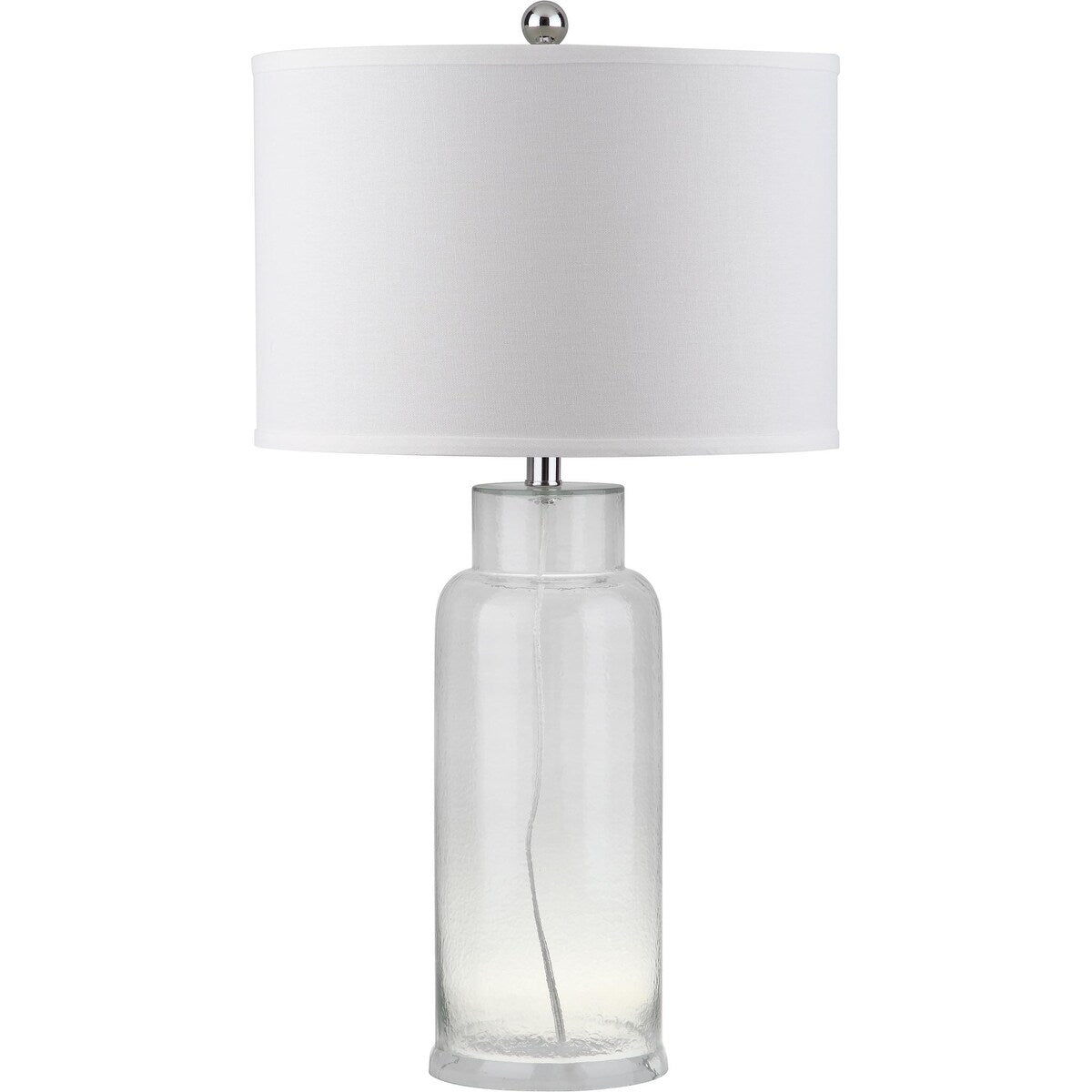 SAFAVIEH Lighting Mayra 29-inch Clear Bottle Glass Table Lamp (Set of 2) - 15.5x15.5x29