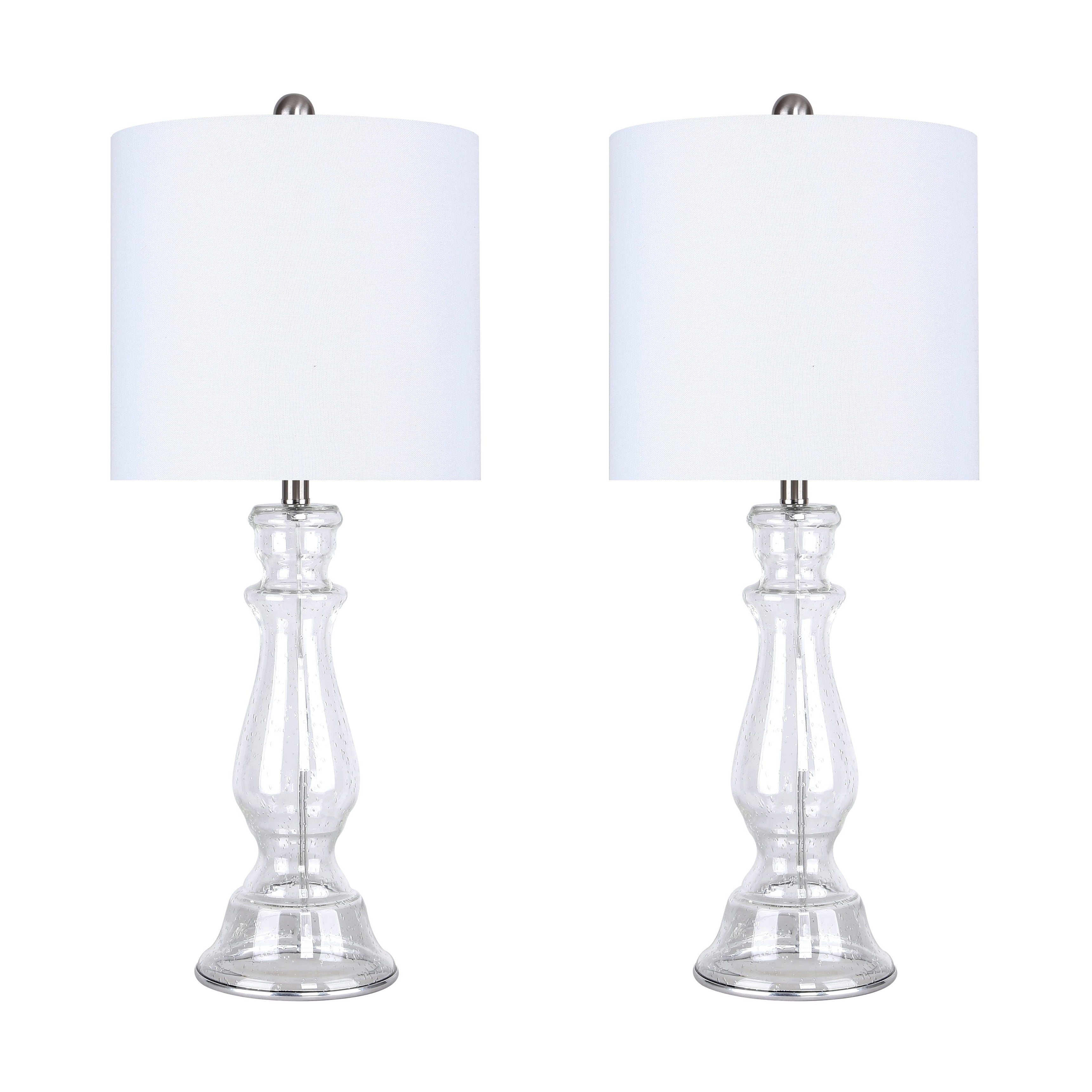 Bella 24 Glass Table Lamp (Set of 2)