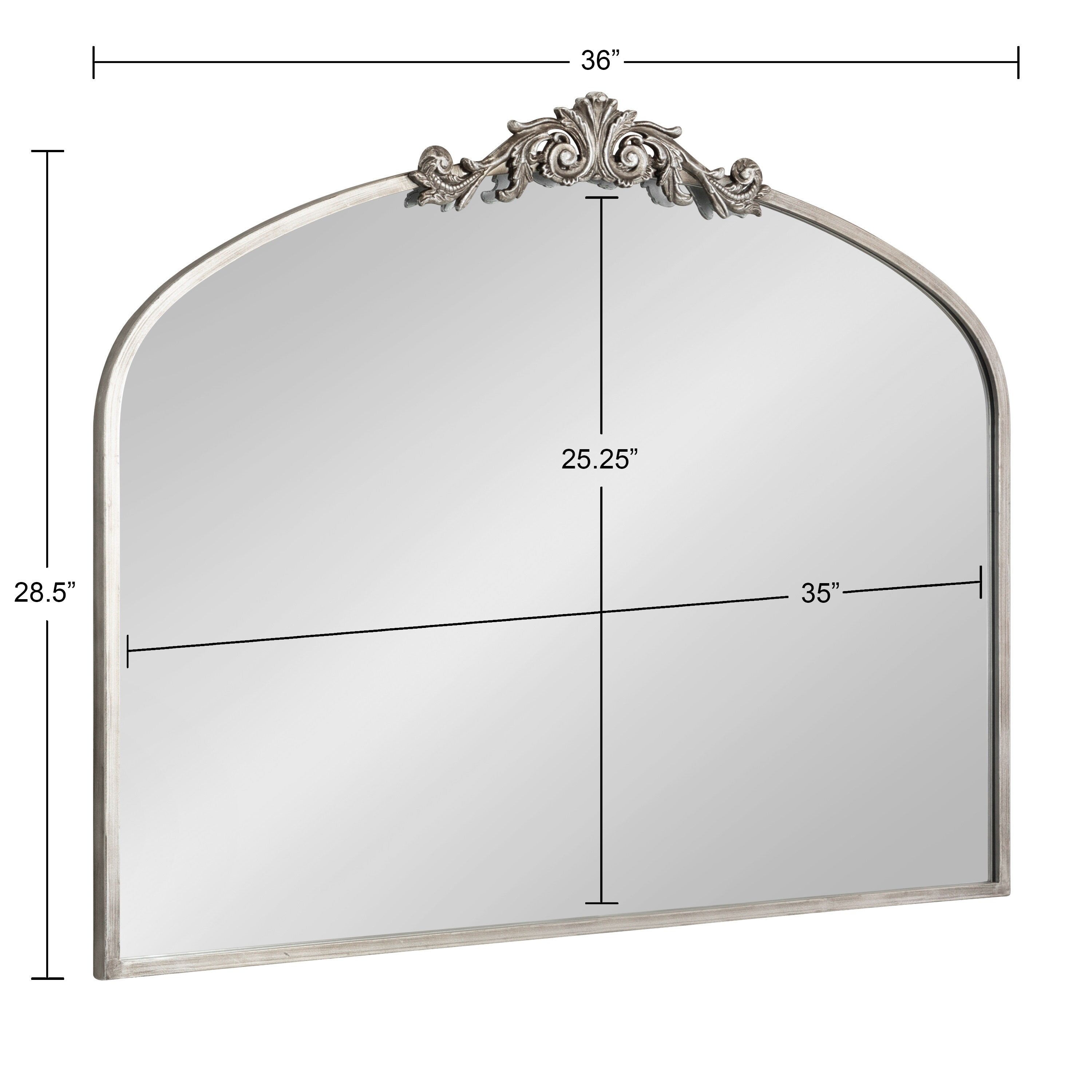 Kate and Laurel Arendahl Traditional Baroque Arch Wall Mirror