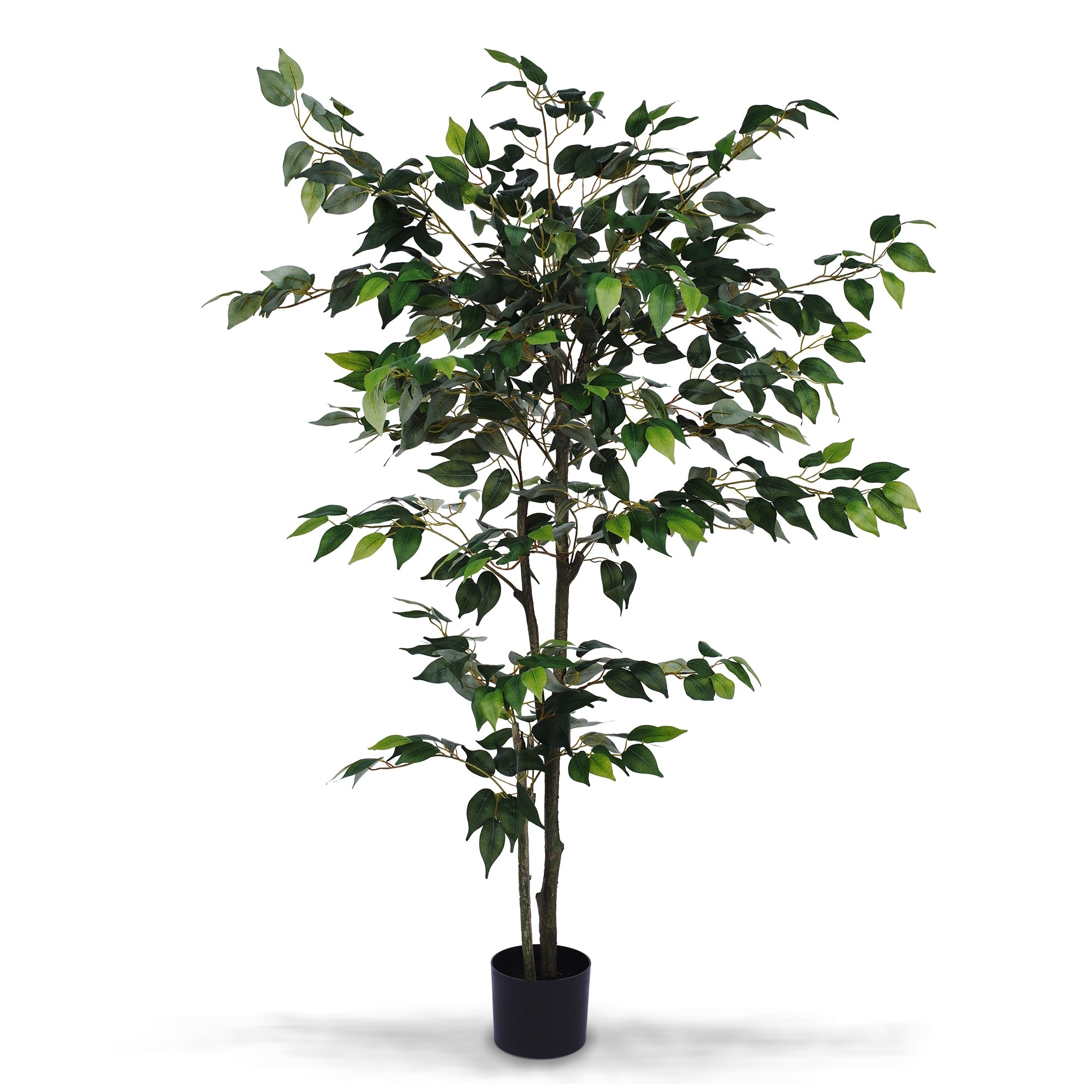 Banyan Artificial Plant, Green Faux Tree for Indoor Decoration