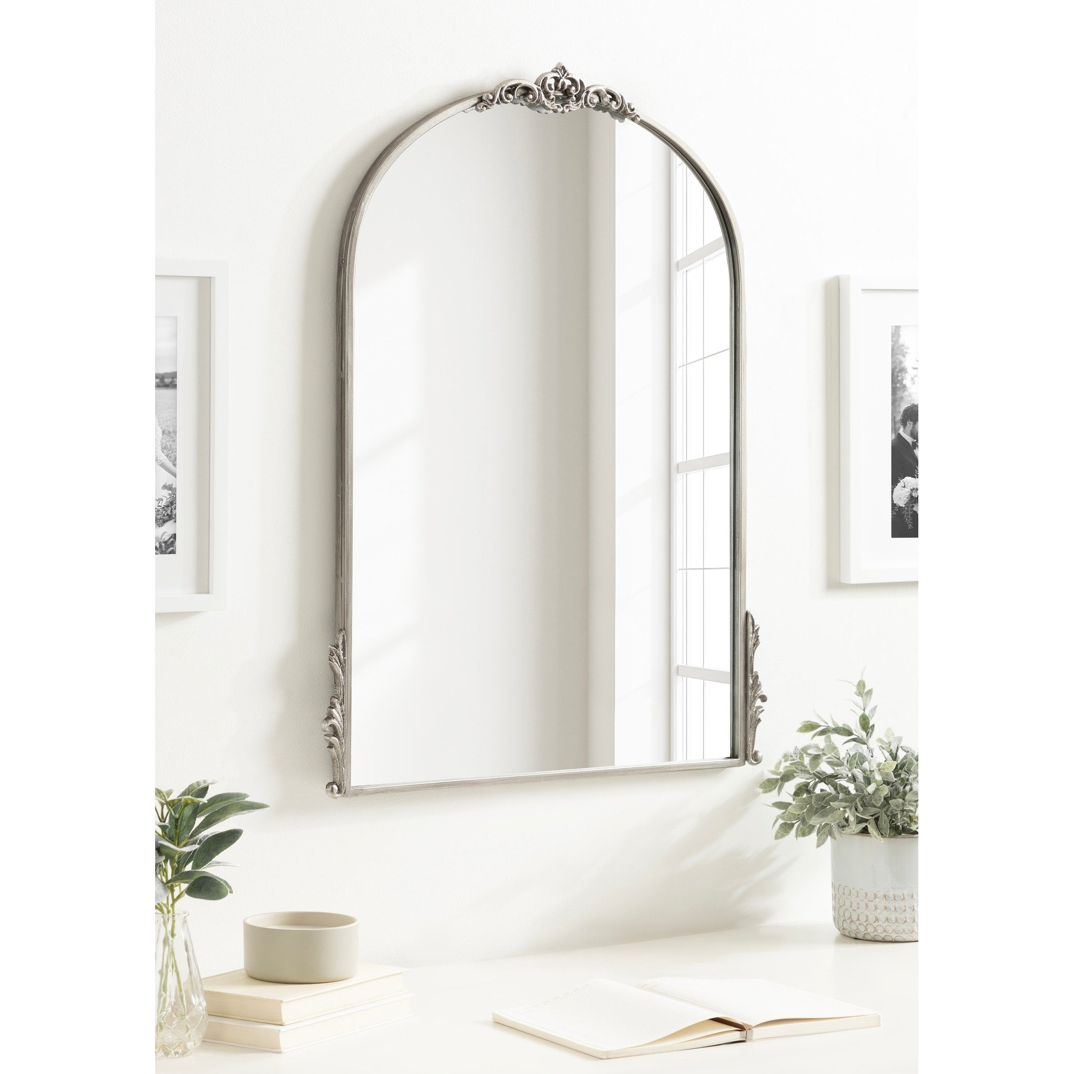 Kate and Laurel Myrcelle Decorative Framed Wall Mirror