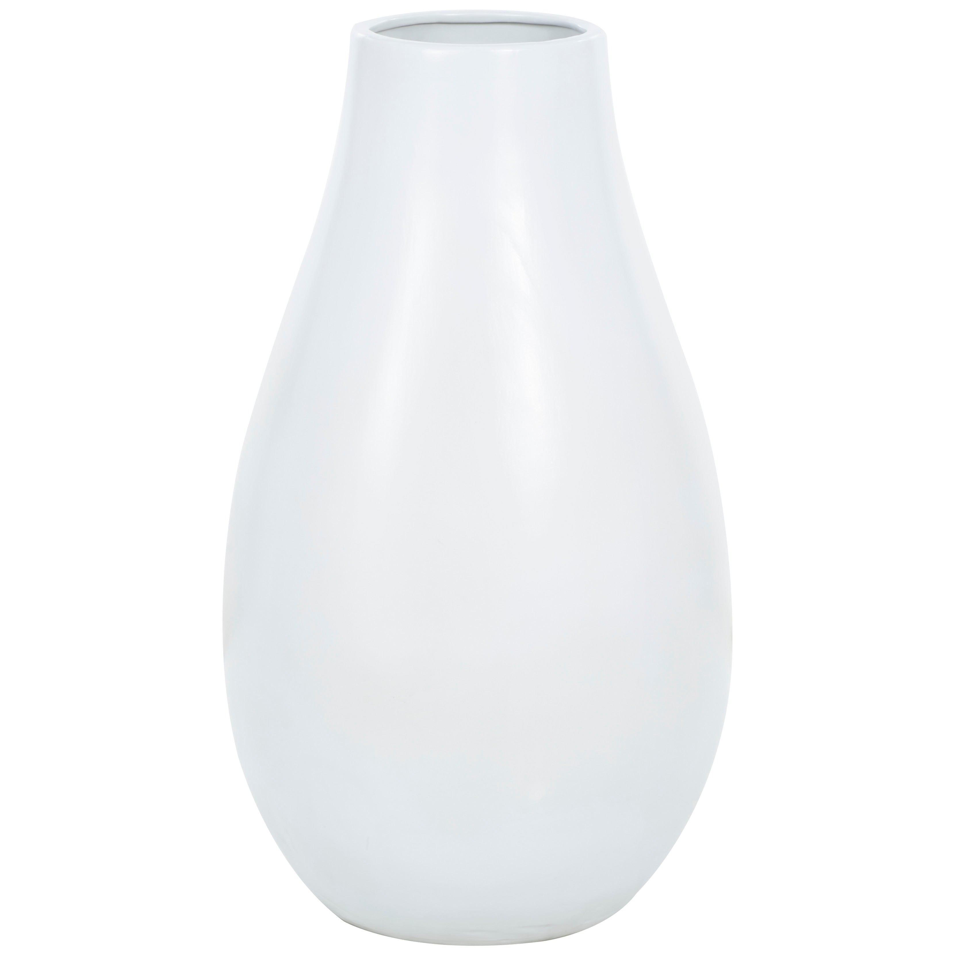 White or Black Ceramic Minimalistic Floor Vase