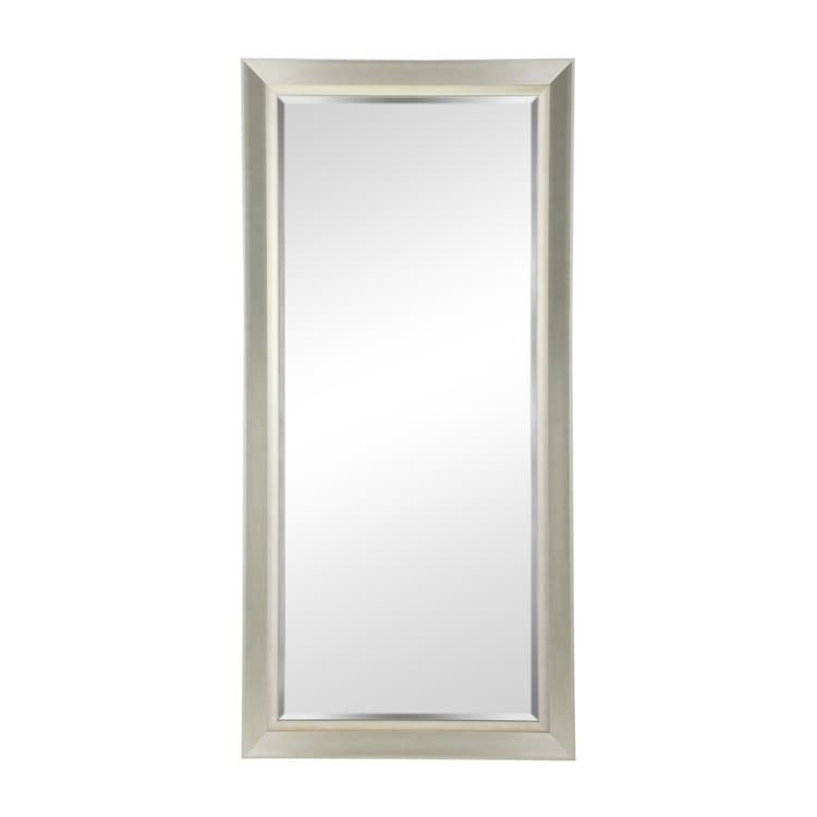 Framed Bevel Leaner Full Length Huge Floor Mirror XL Mirror Large Rectangle Standing Cream Floor Mirror Huge Mirrors for Bedroom