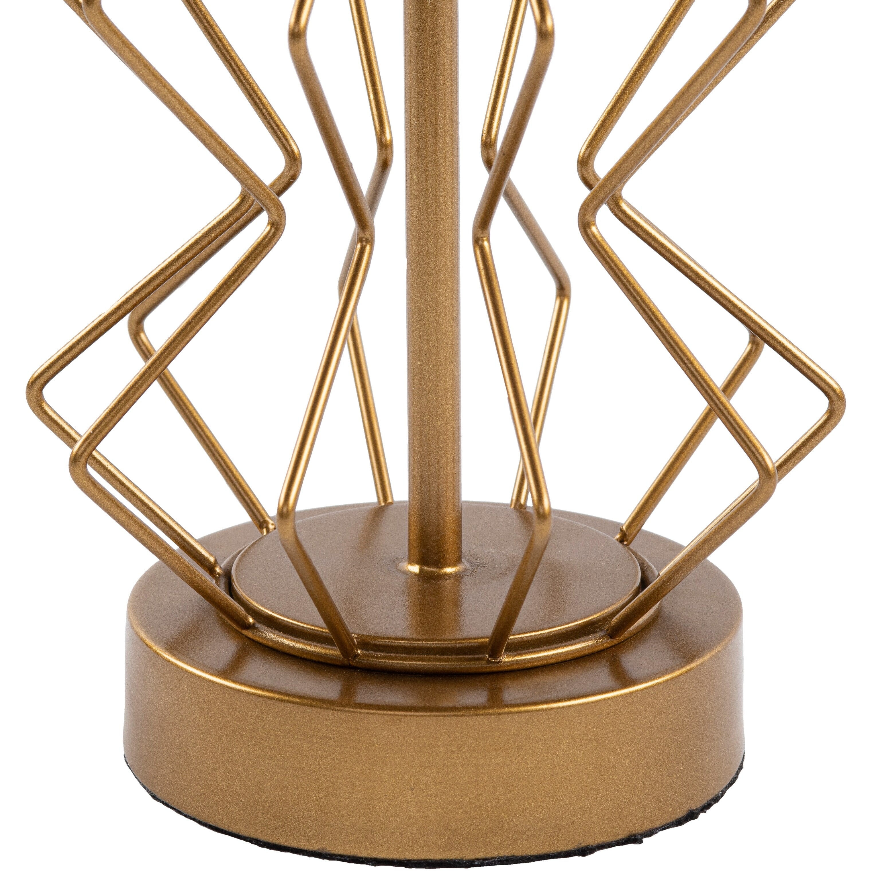 Artistic Weavers Anisa Gold Geometric Table Lamp - 23H x 10W x 10D