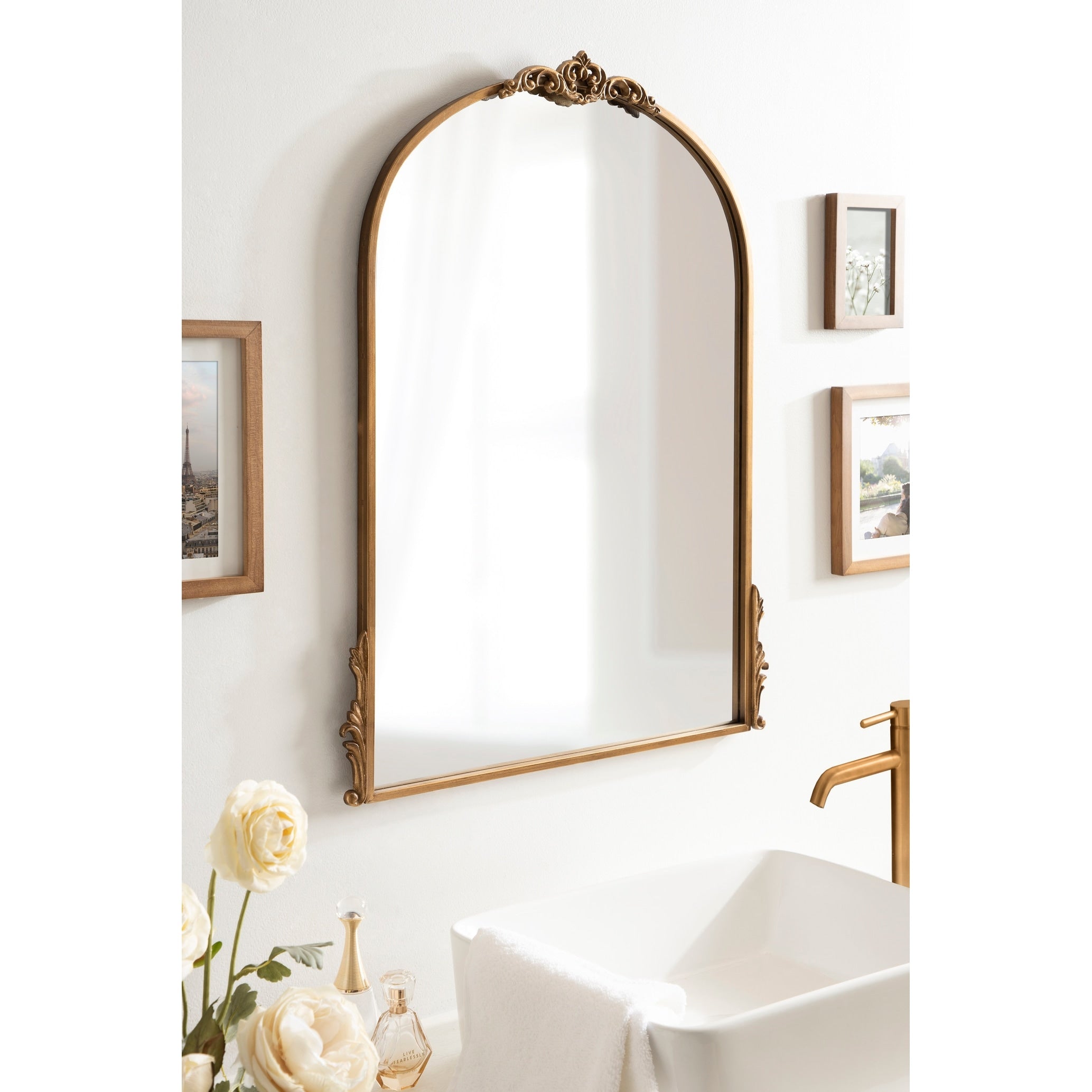 Kate and Laurel Myrcelle Decorative Framed Wall Mirror