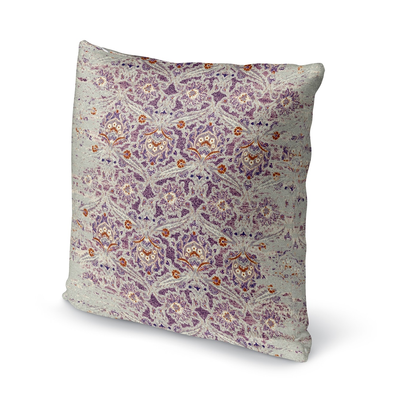 Kavka Designs purple/ grey/ orange purple charlotte accent pillow with insert