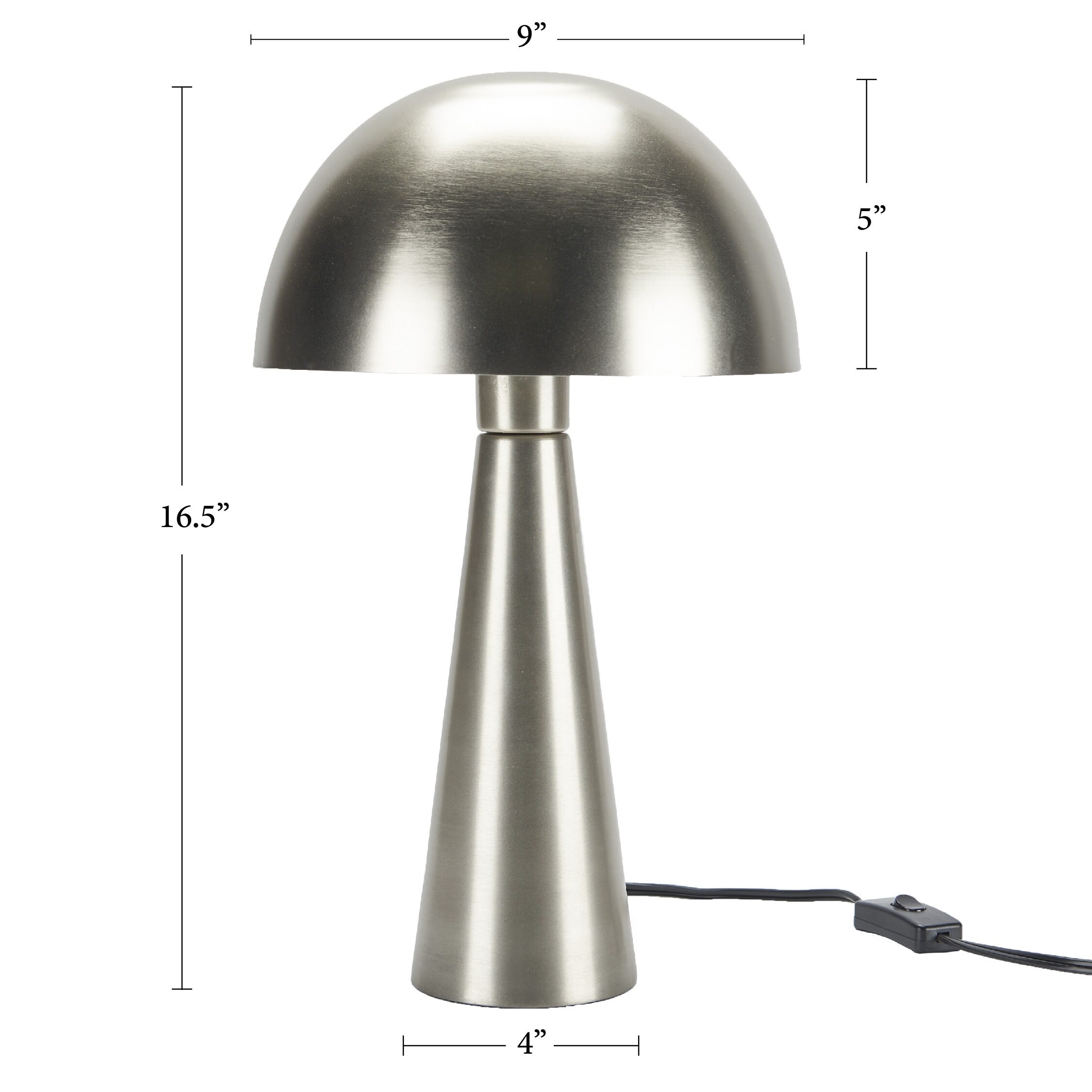 Nourison 16 Mid-Century Mushroom Table Lamp